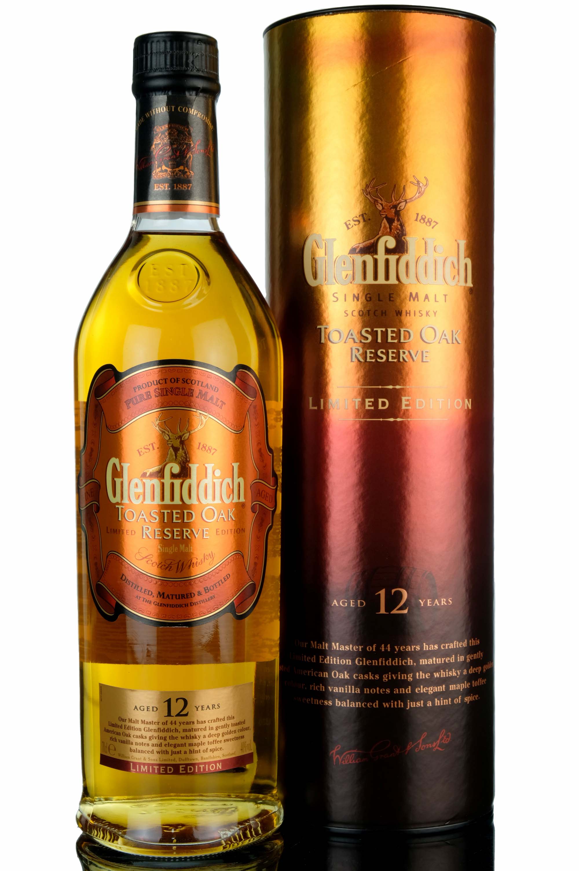Glenfiddich 12 Year Old - Toasted Oak - 2006 Release
