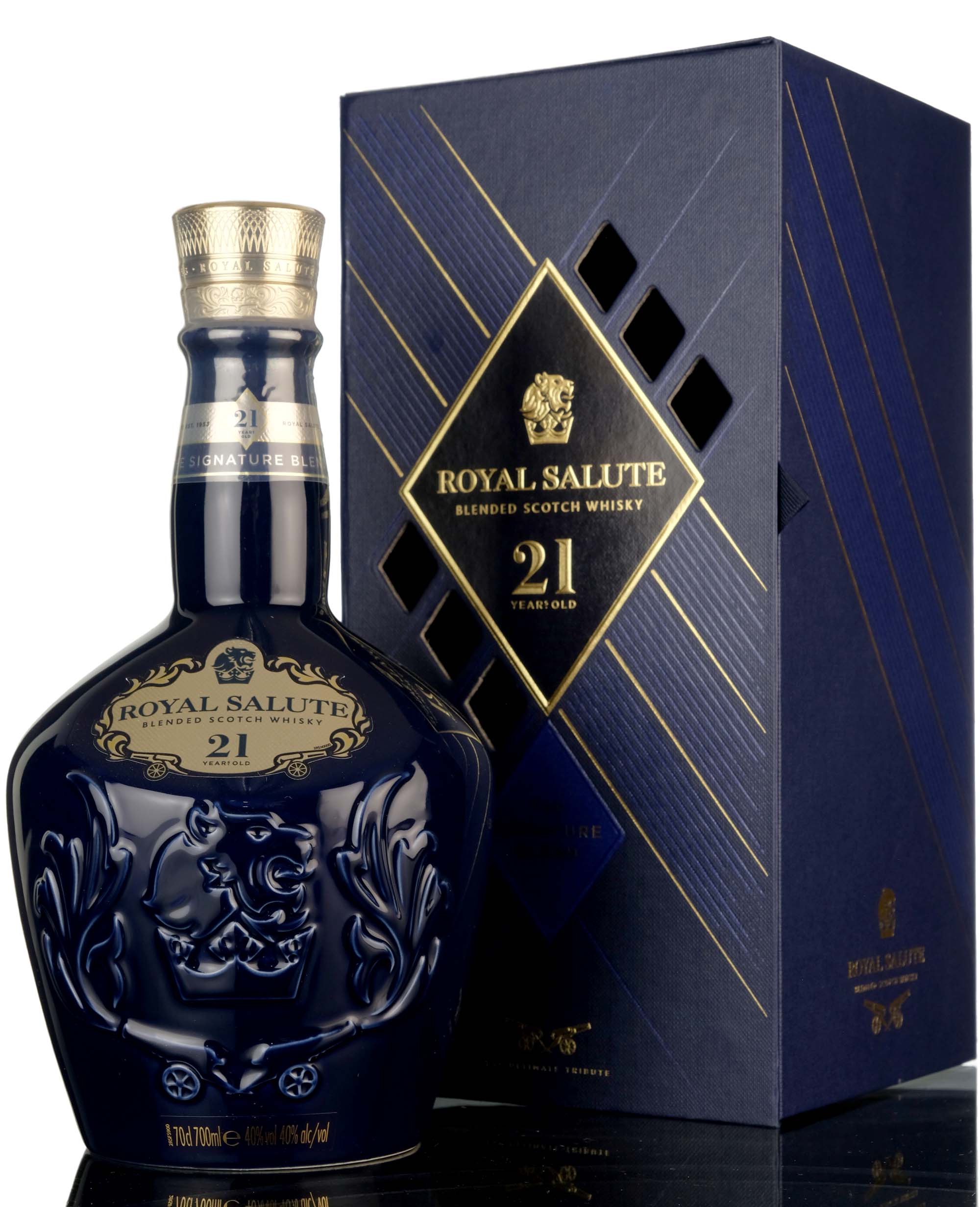 Royal Salute 21 Year Old  Blue Ceramic  2022 Release
