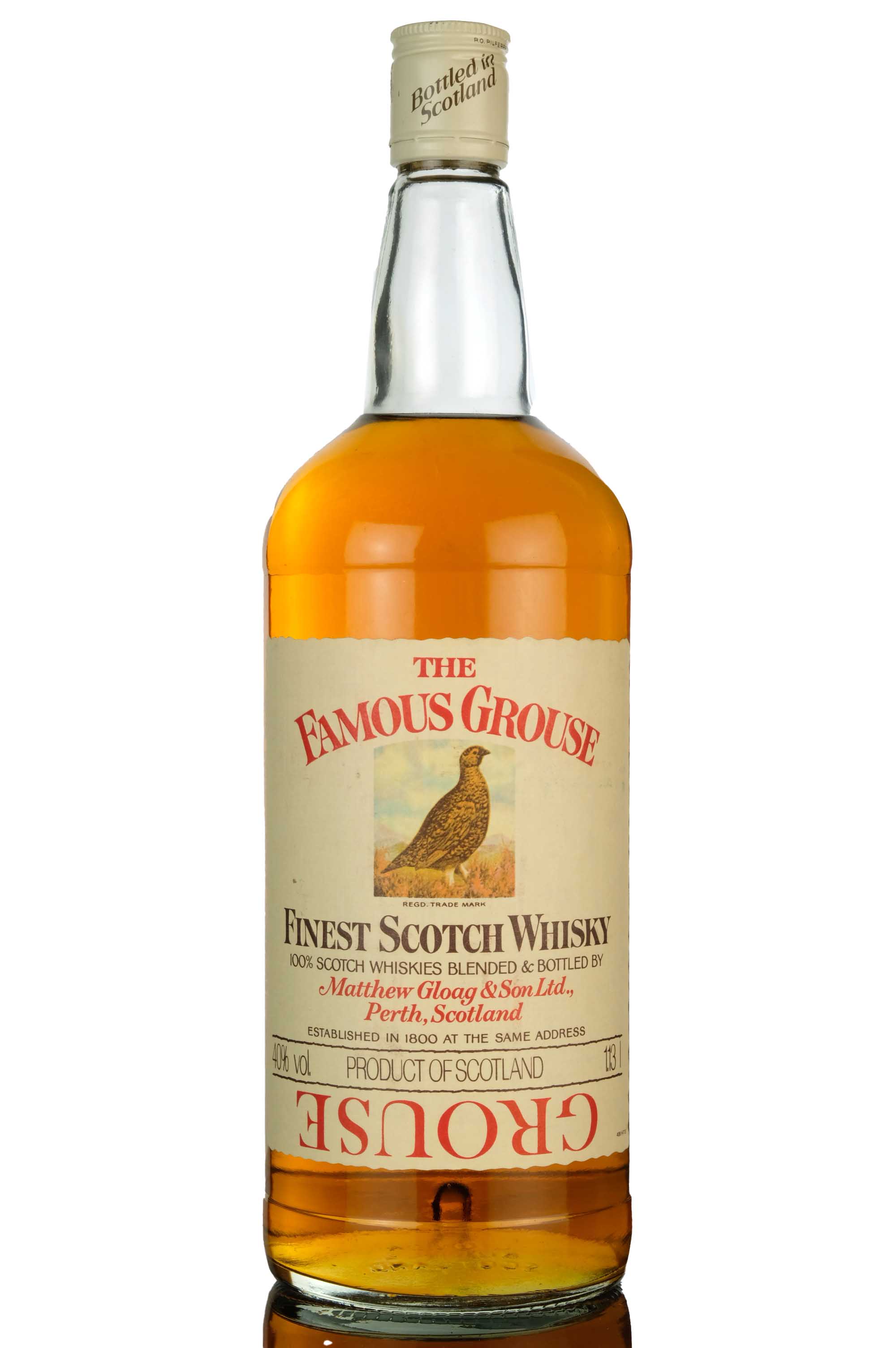 Famous Grouse 113 Litre 1980s