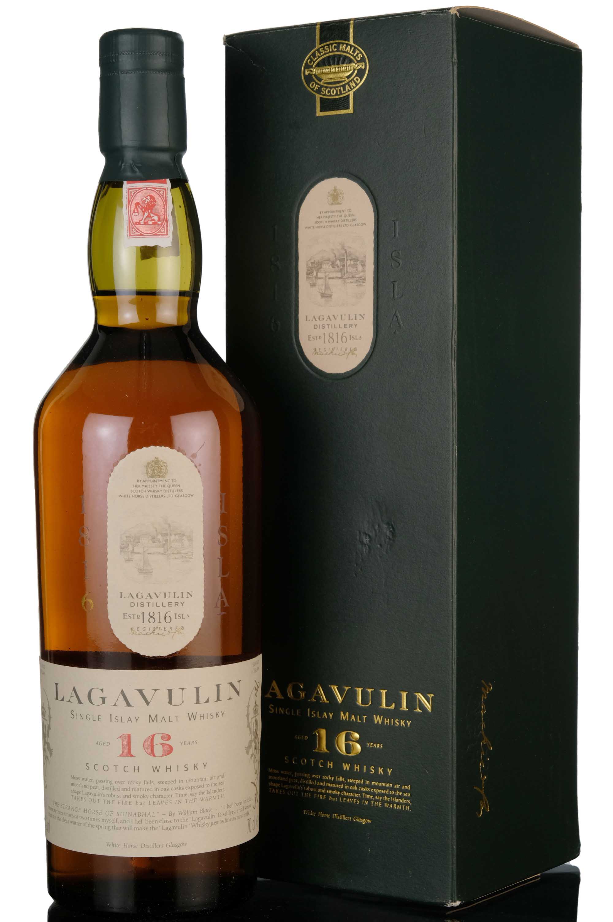 Lagavulin 16 Year Old - White Horse - 1990s