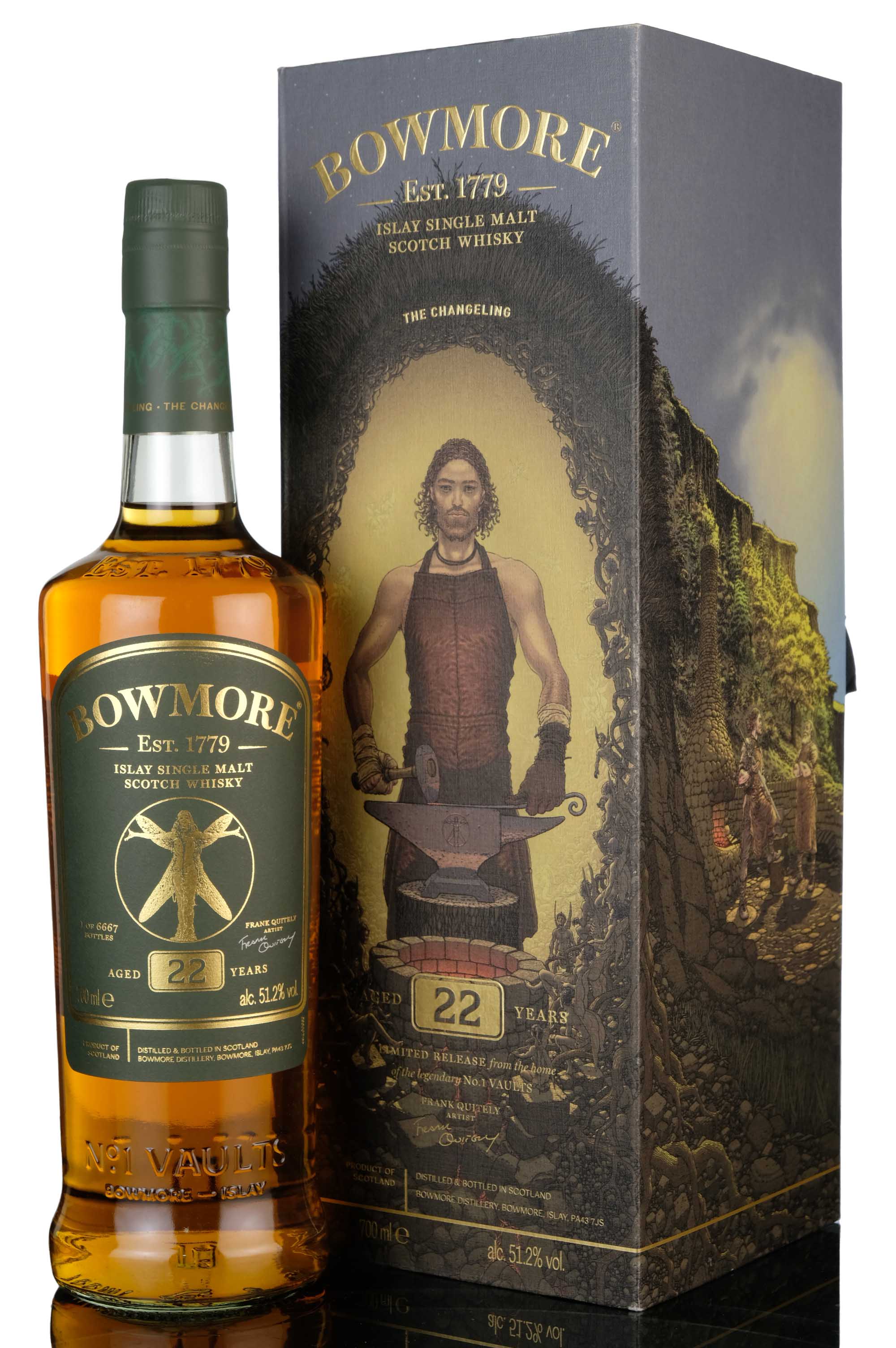 Bowmore 22 Year Old - The Changeling By Frank Quitely