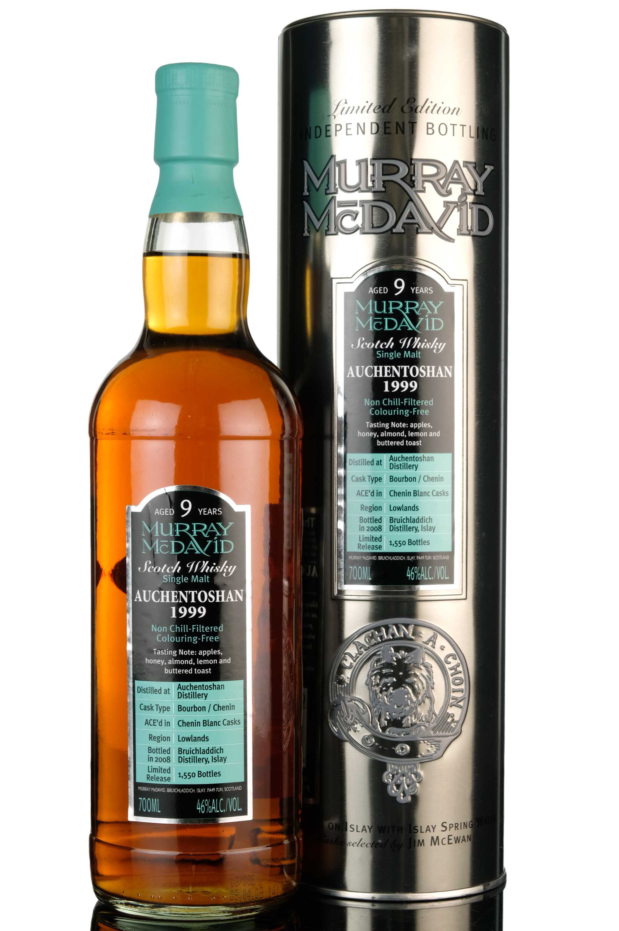 Auchentoshan 1999-2008 - 9 Year Old - Murray McDavid