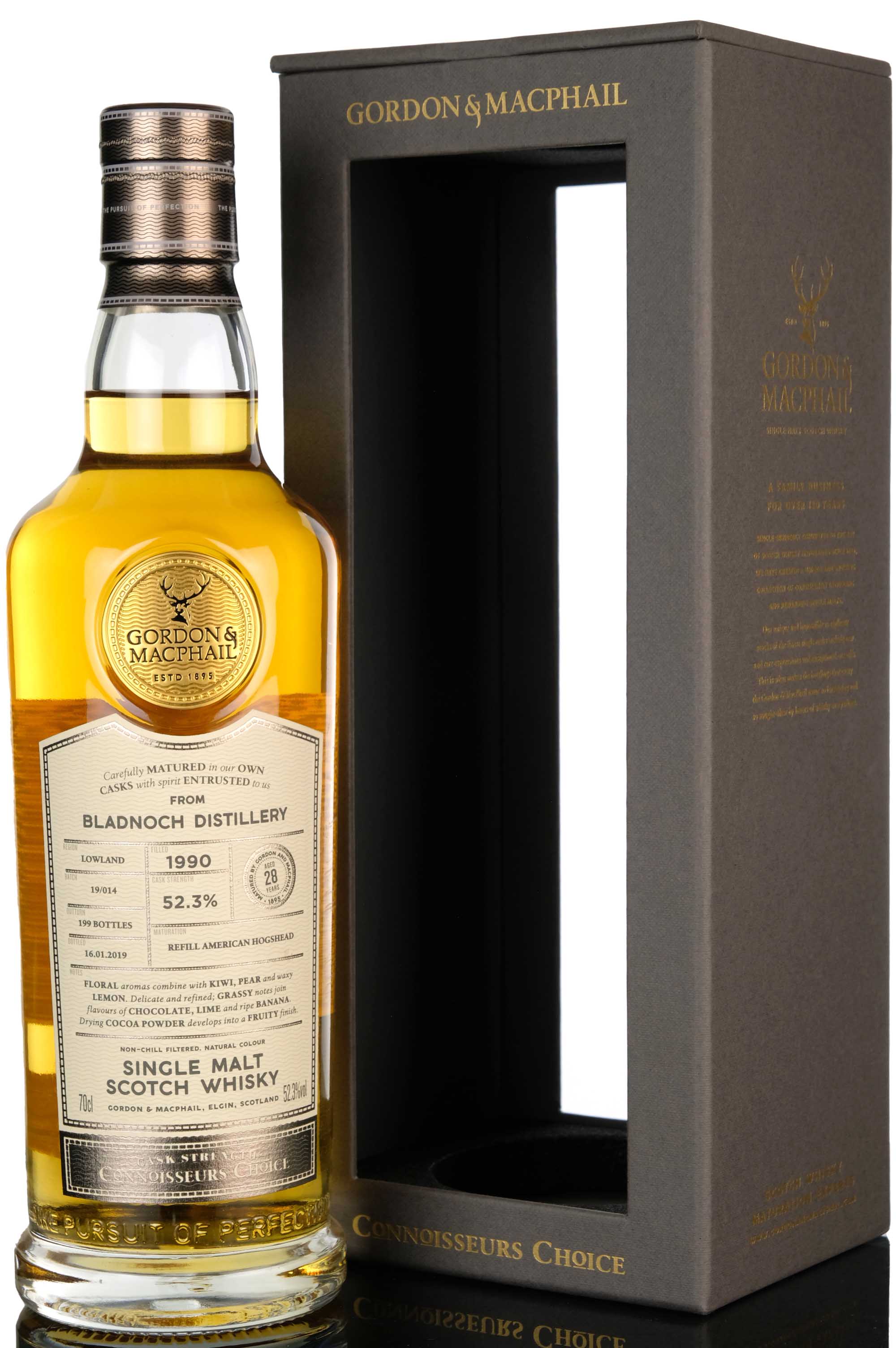 Bladnoch 19902019  28 Year Old  Gordon  MacPhail  Connoisseurs Choice Cask Strength