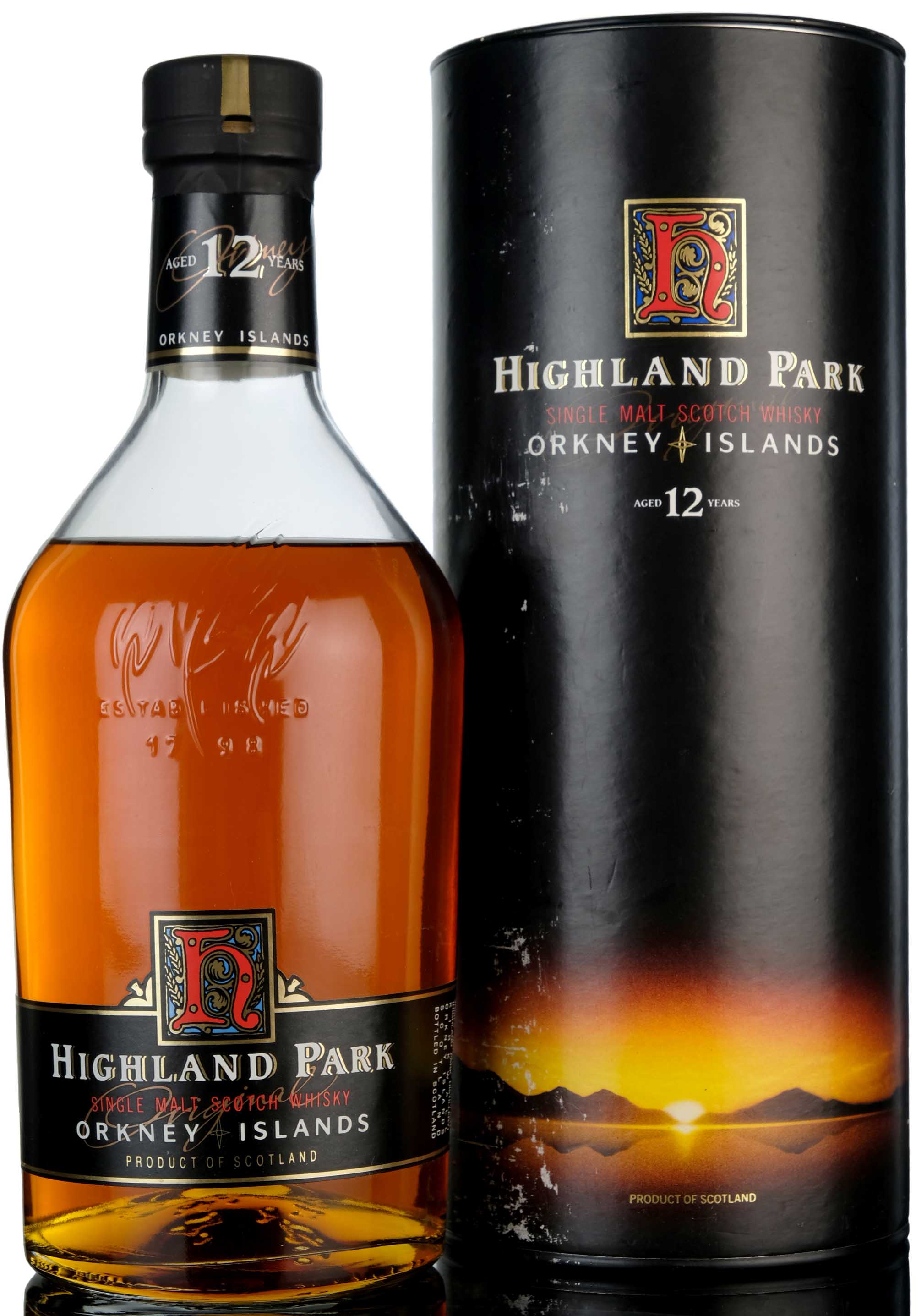 Highland Park 12 Year Old - 1990s - 1 Litre