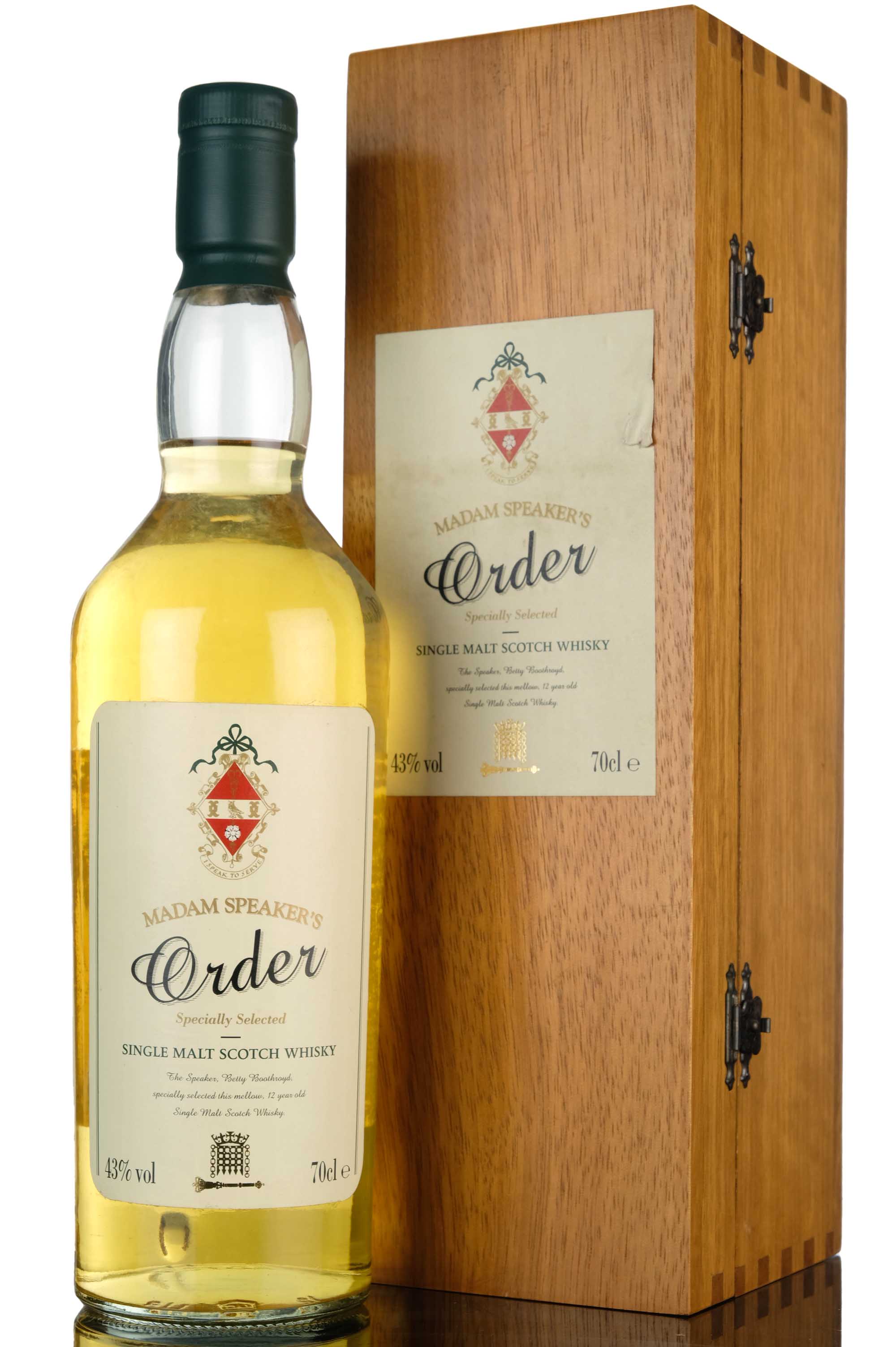 Glendullan 12 Year Old - Madam Speakers Order - 1995 Release