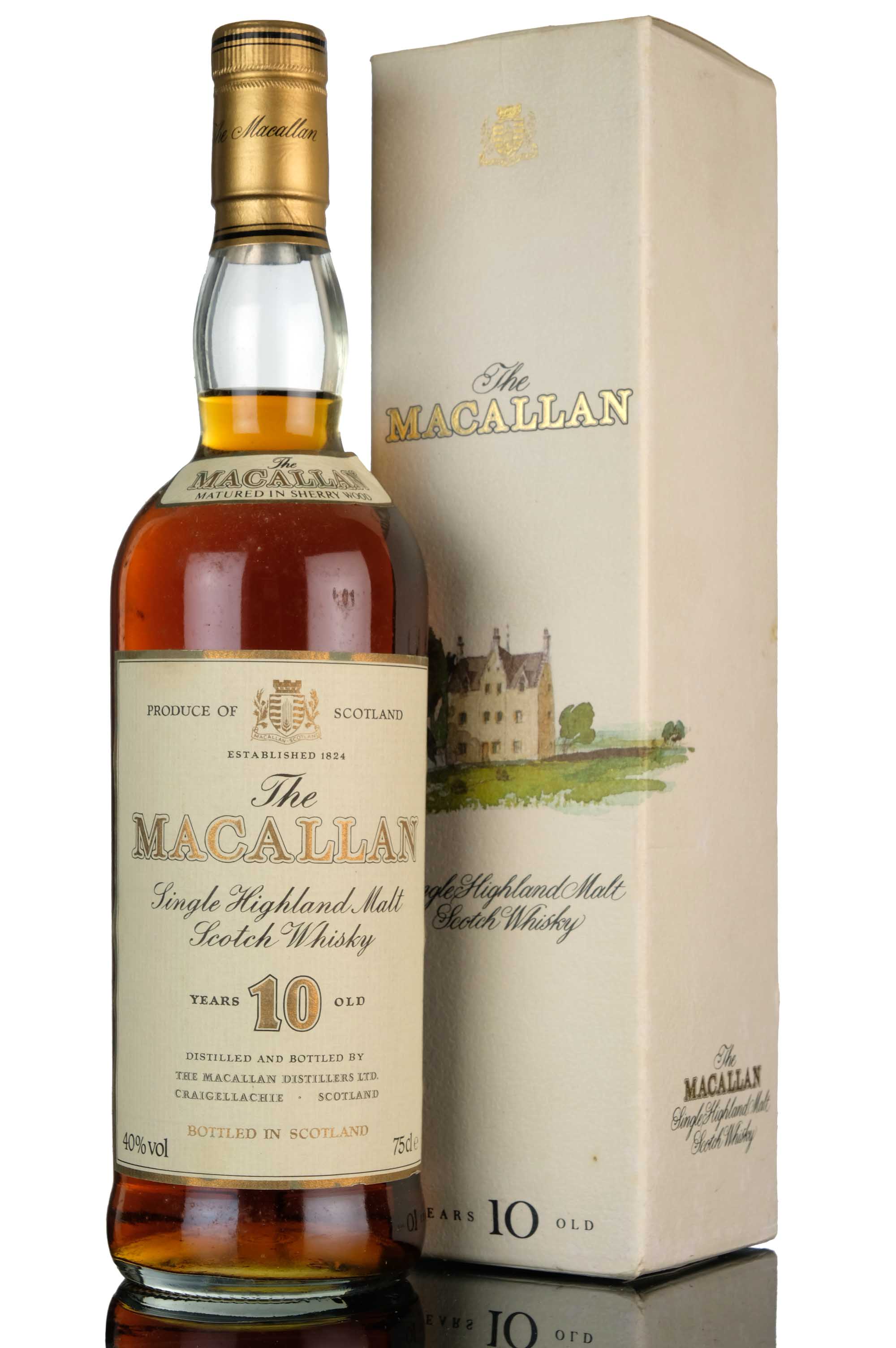 Macallan 10 Year Old - Sherry Cask - Circa 1990