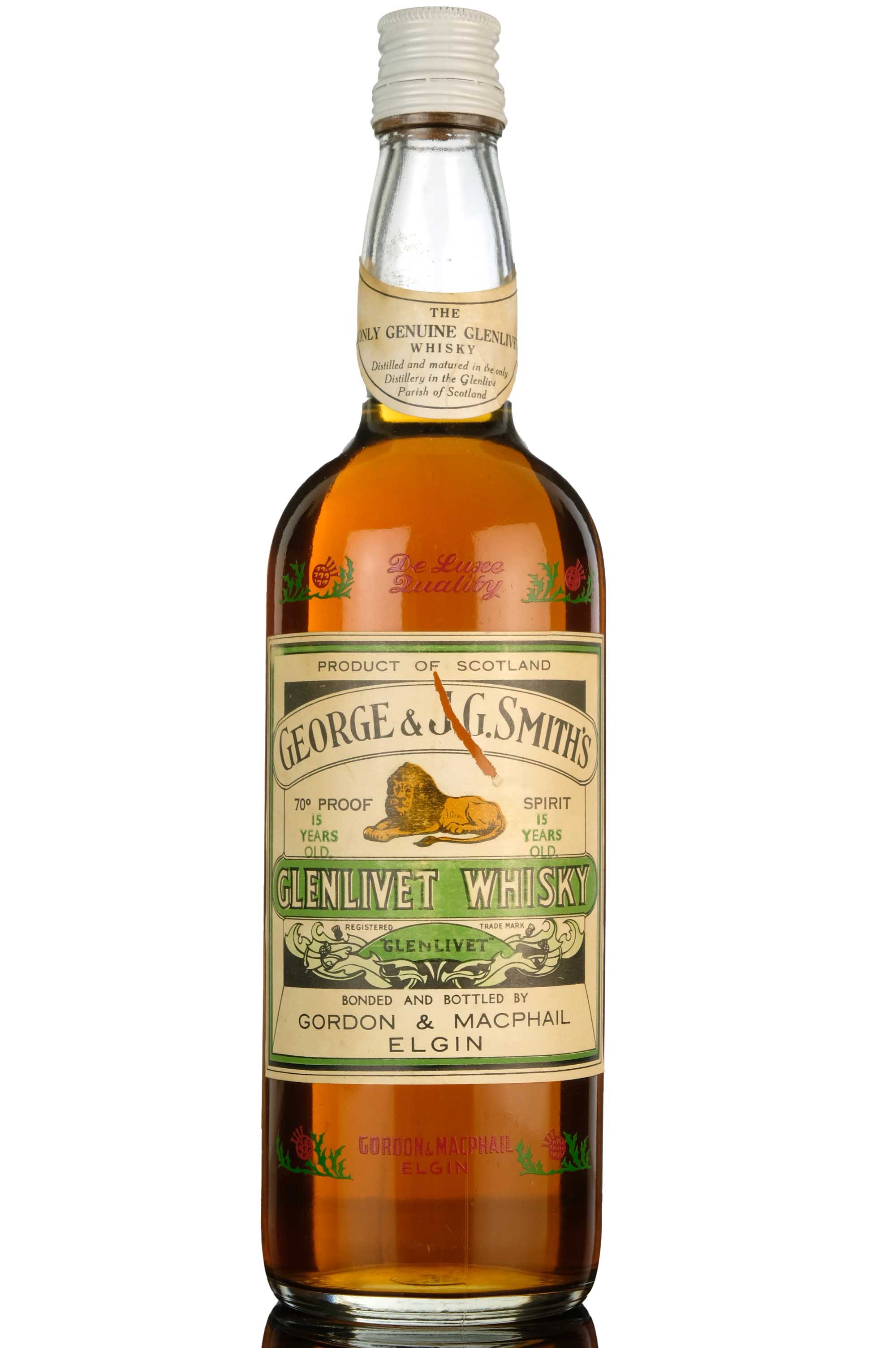 Glenlivet 15 Year Old - Gordon & MacPhail - Early 1960s