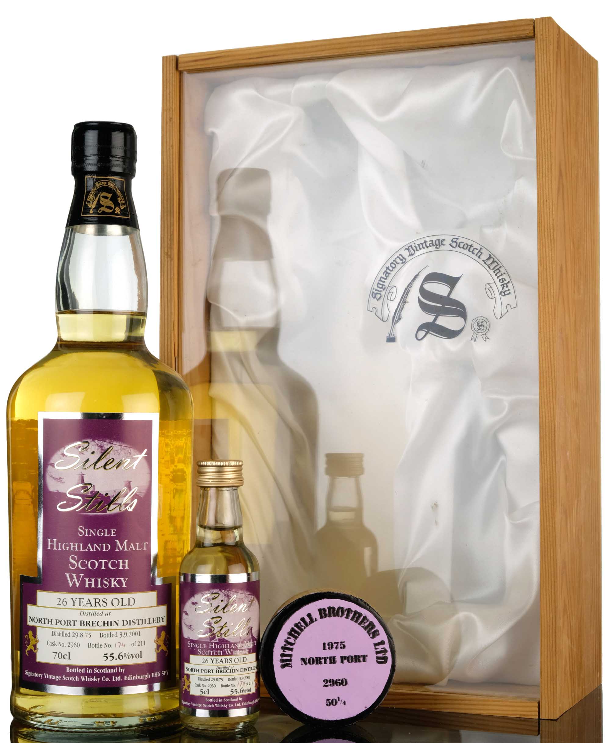 North Port Brechin 1975-2001 - 26 Year Old - Signatory Vintage Silent Stills - Single Cask