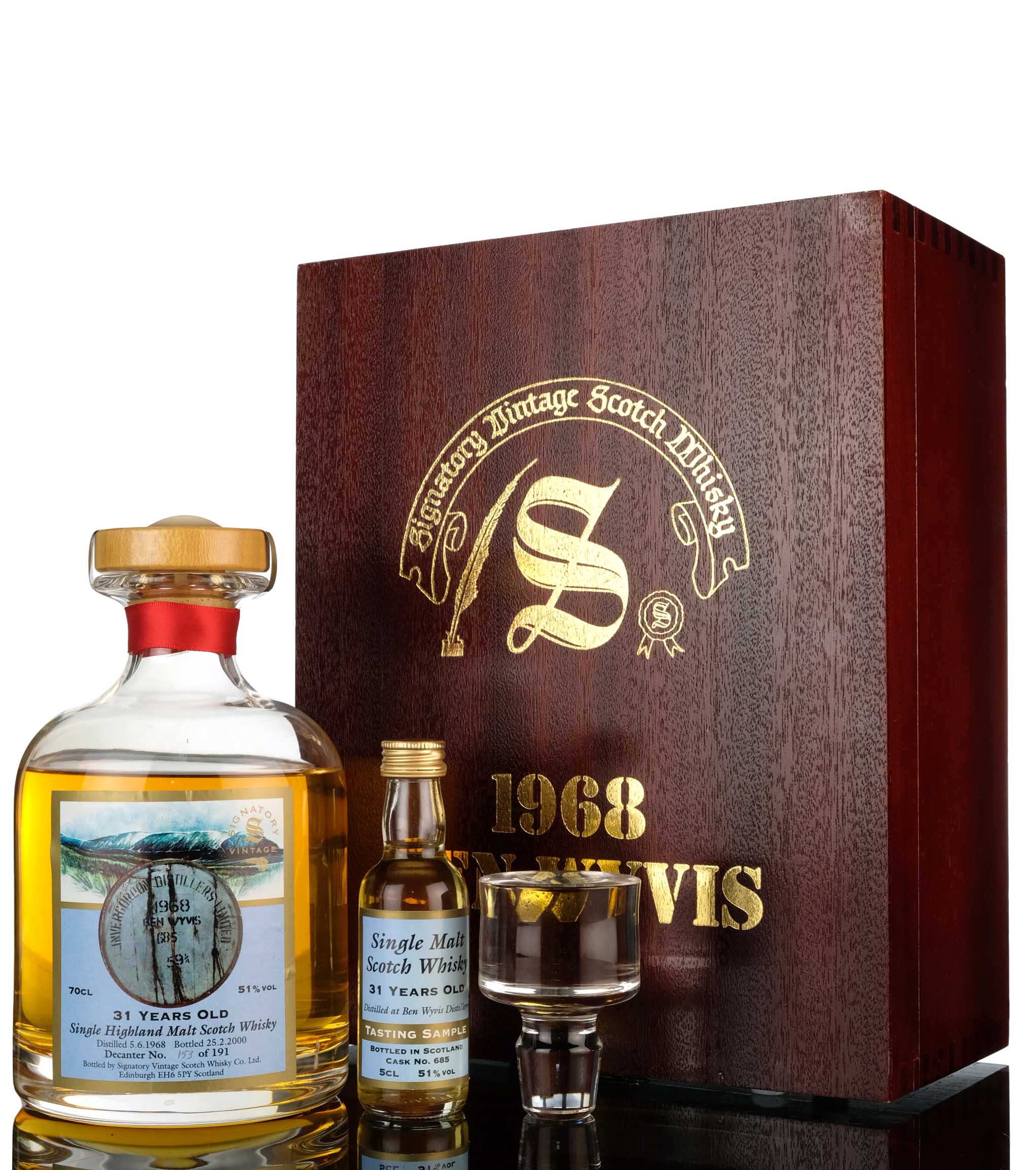 Ben Wyvis 1968-2000 - 31 Year Old - Signatory Vintage - Single Cask 685