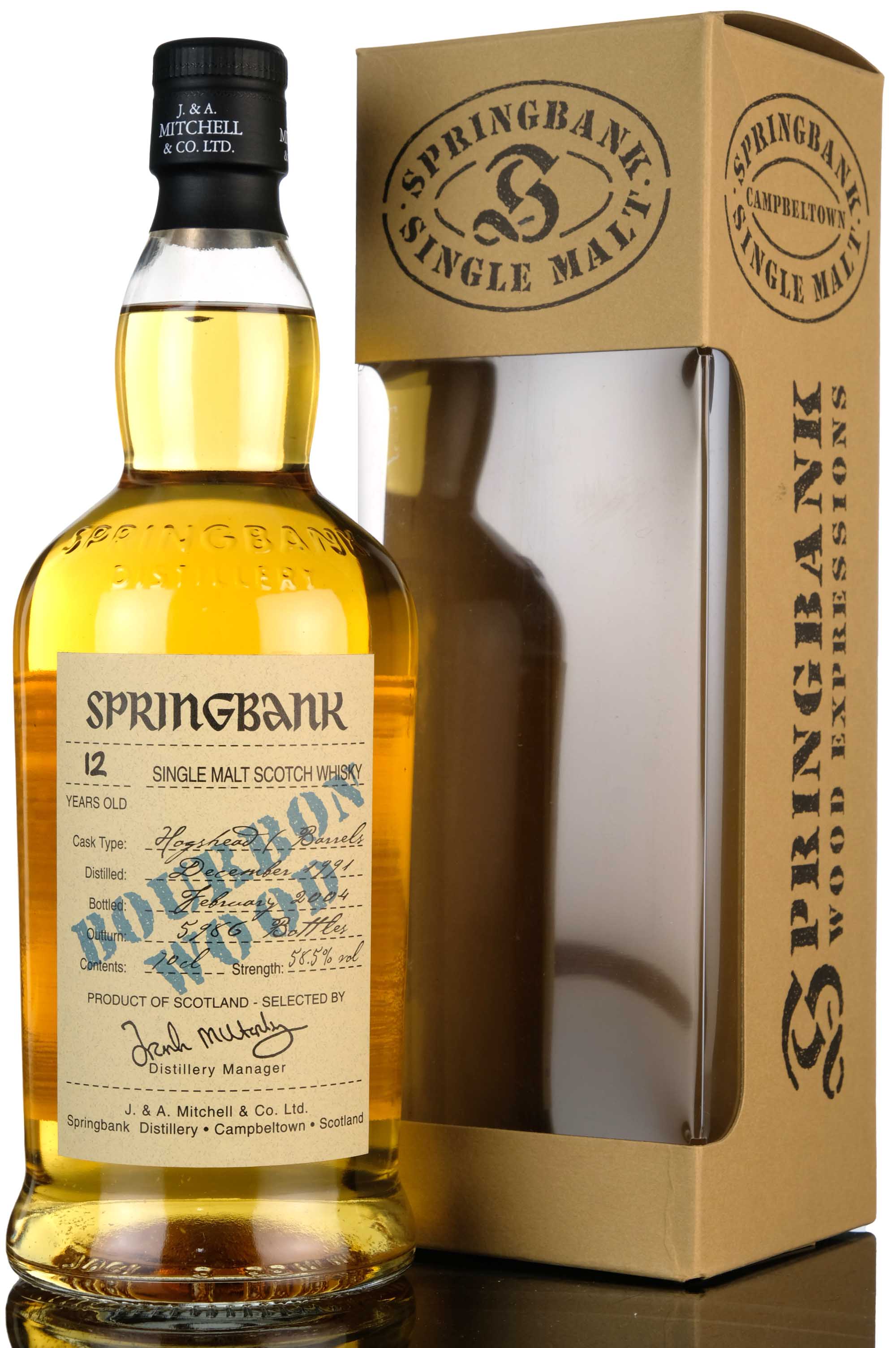 Springbank 1991-2004 - 12 Year Old - Bourbon Wood