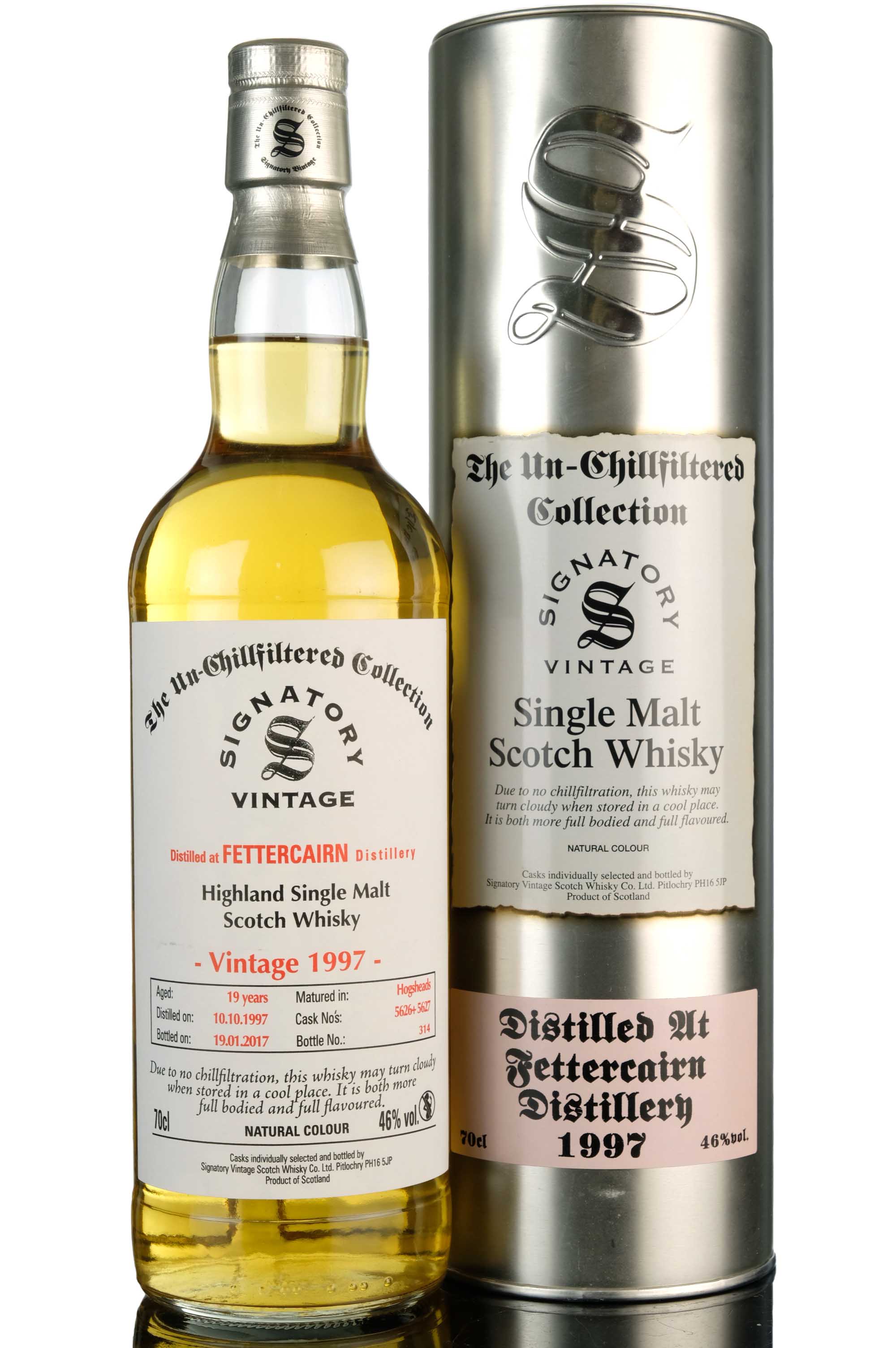 Fettercairn 1997-2017 - 19 Year Old - Signatory Vintage - Casks 5626-5627