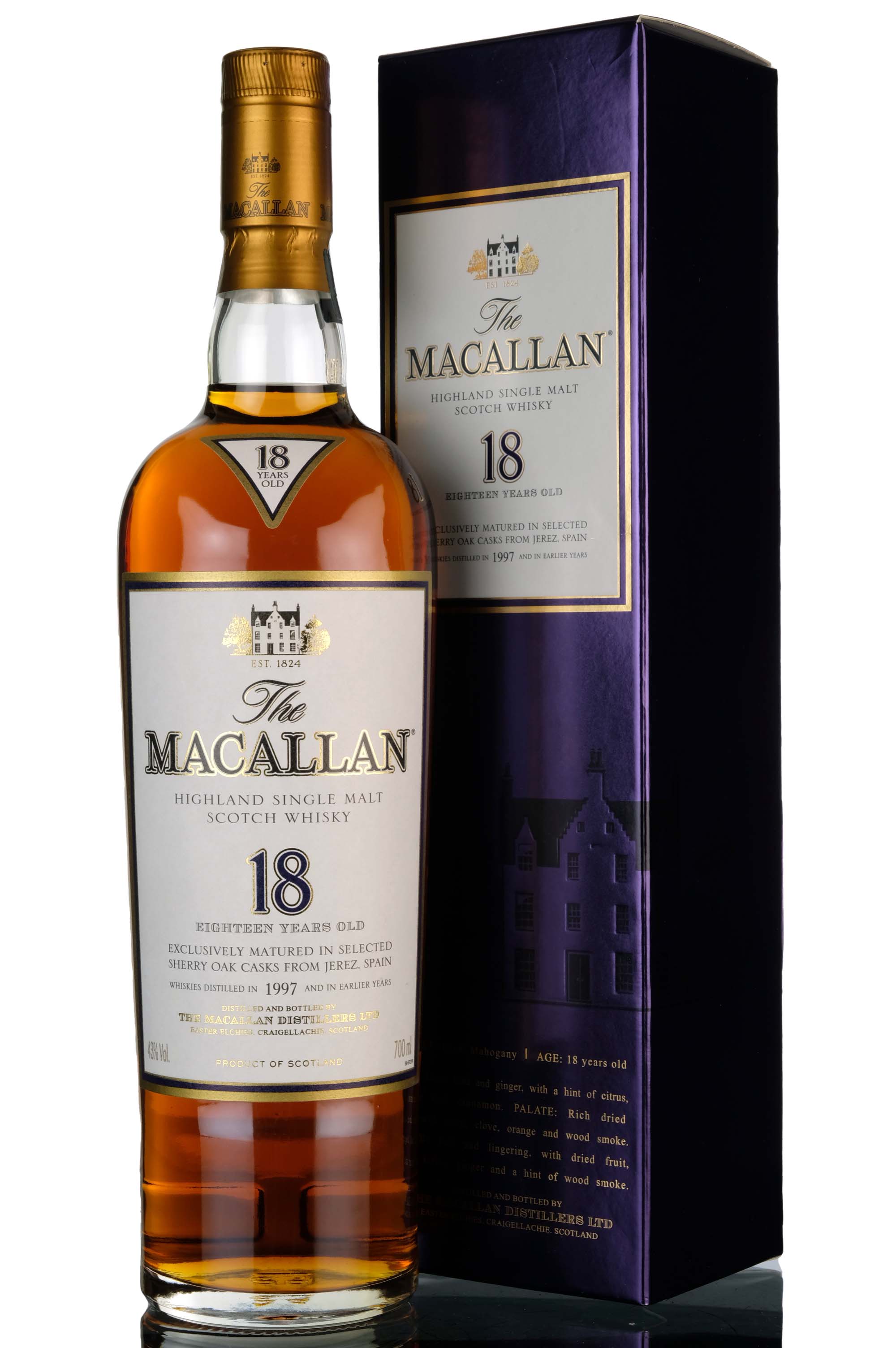 Macallan 1997 - 18 Year Old - Sherry Cask
