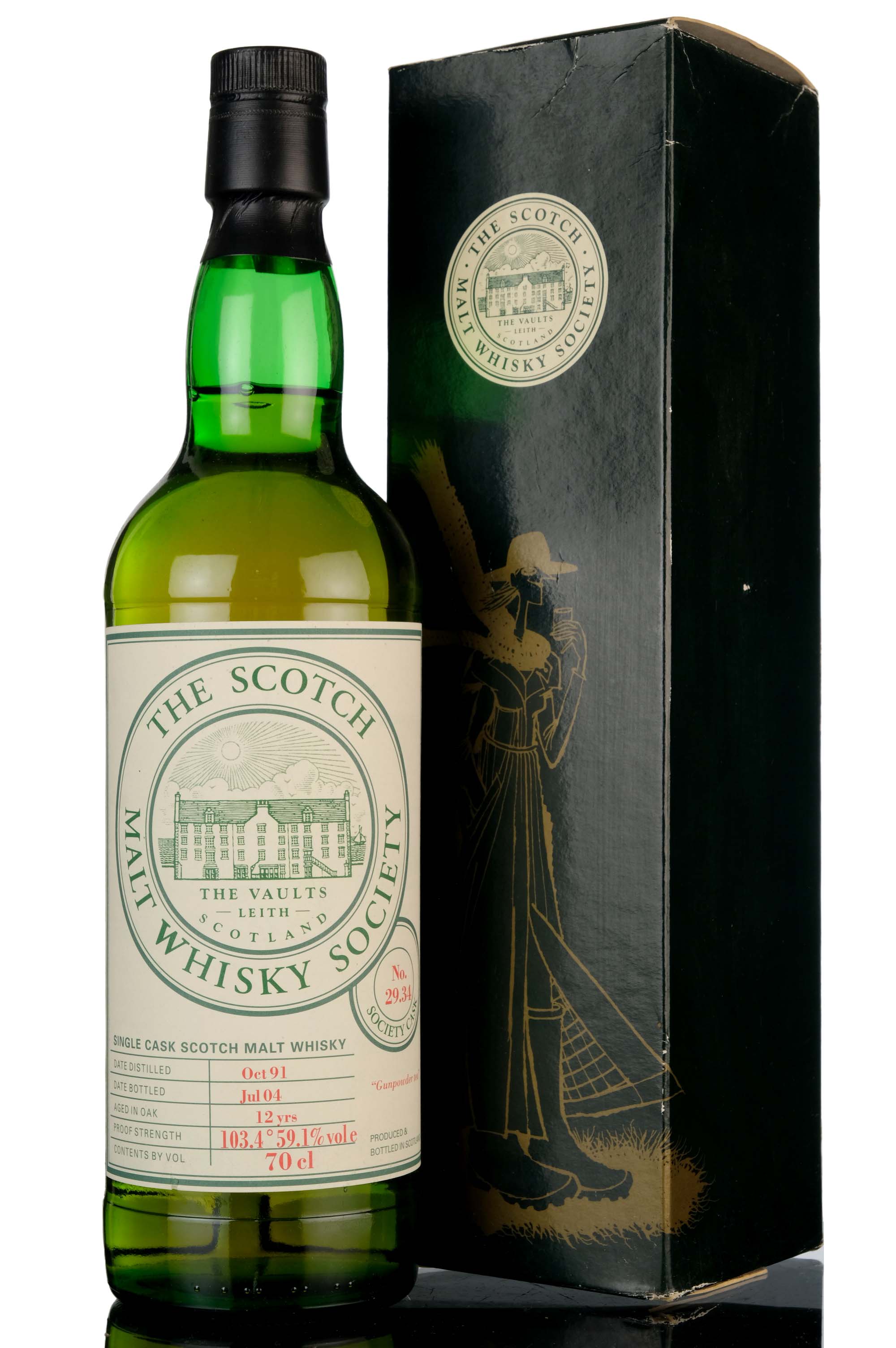 Laphroaig 1991-2004 - 12 Year Old - SMWS 29.34 - Gunpowder Tea