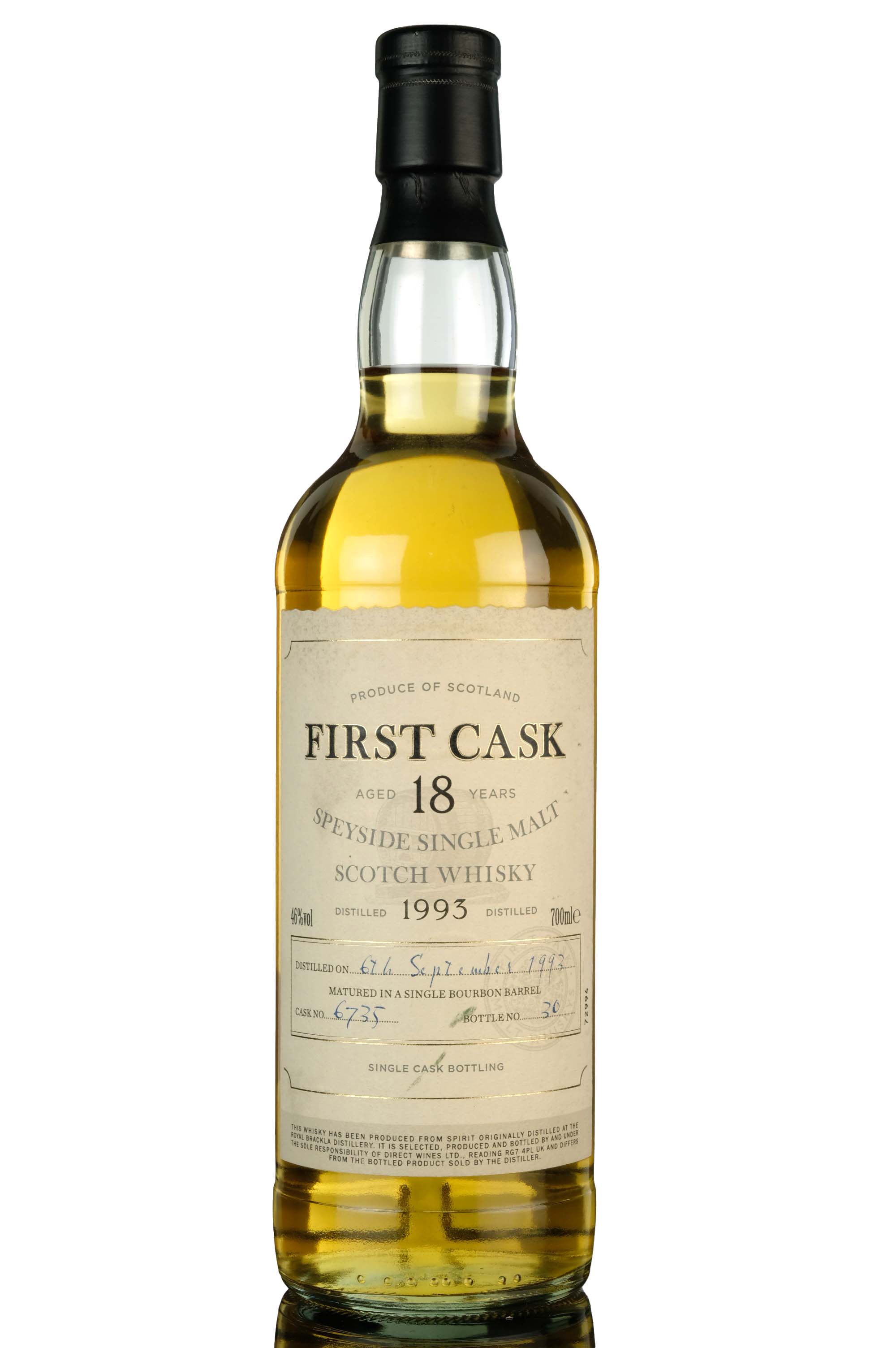 Royal Brackla 1993 - 18 Year Old - First Cask - Single Cask 6735