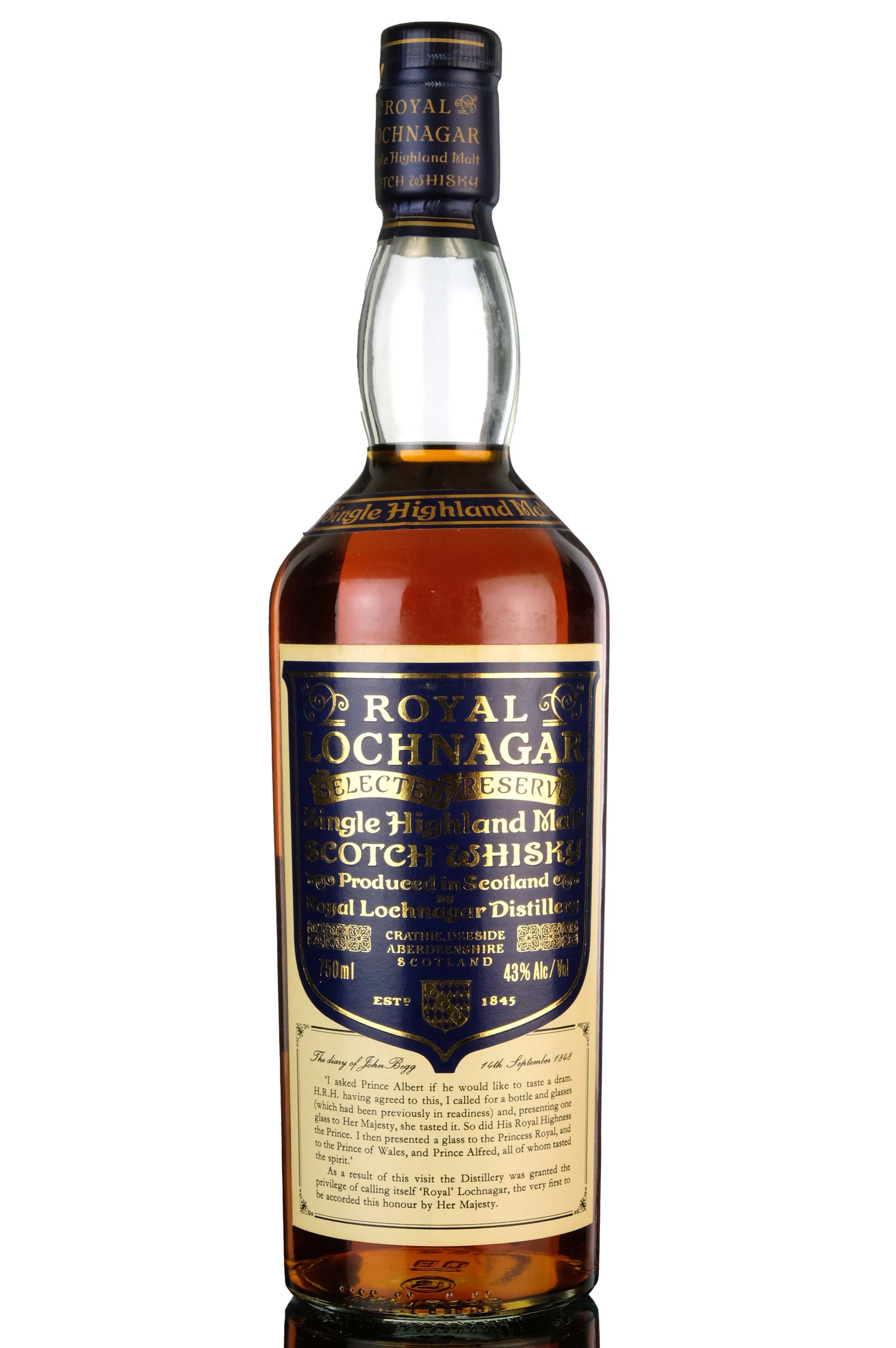 Royal Lochnagar Selected Reserve - Circa 1990