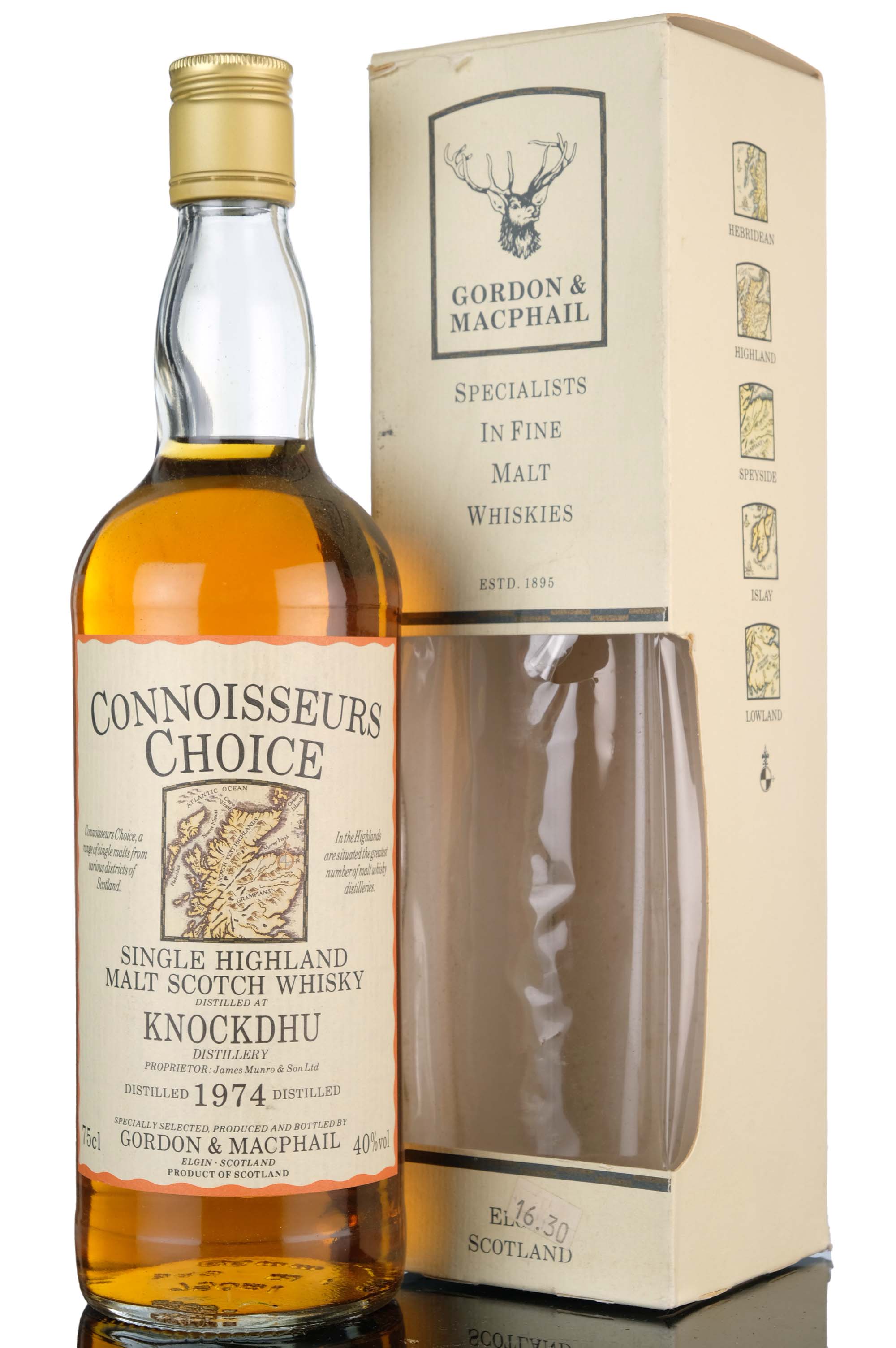 Knockdhu 1974 - Gordon & MacPhail - Connoisseurs Choice