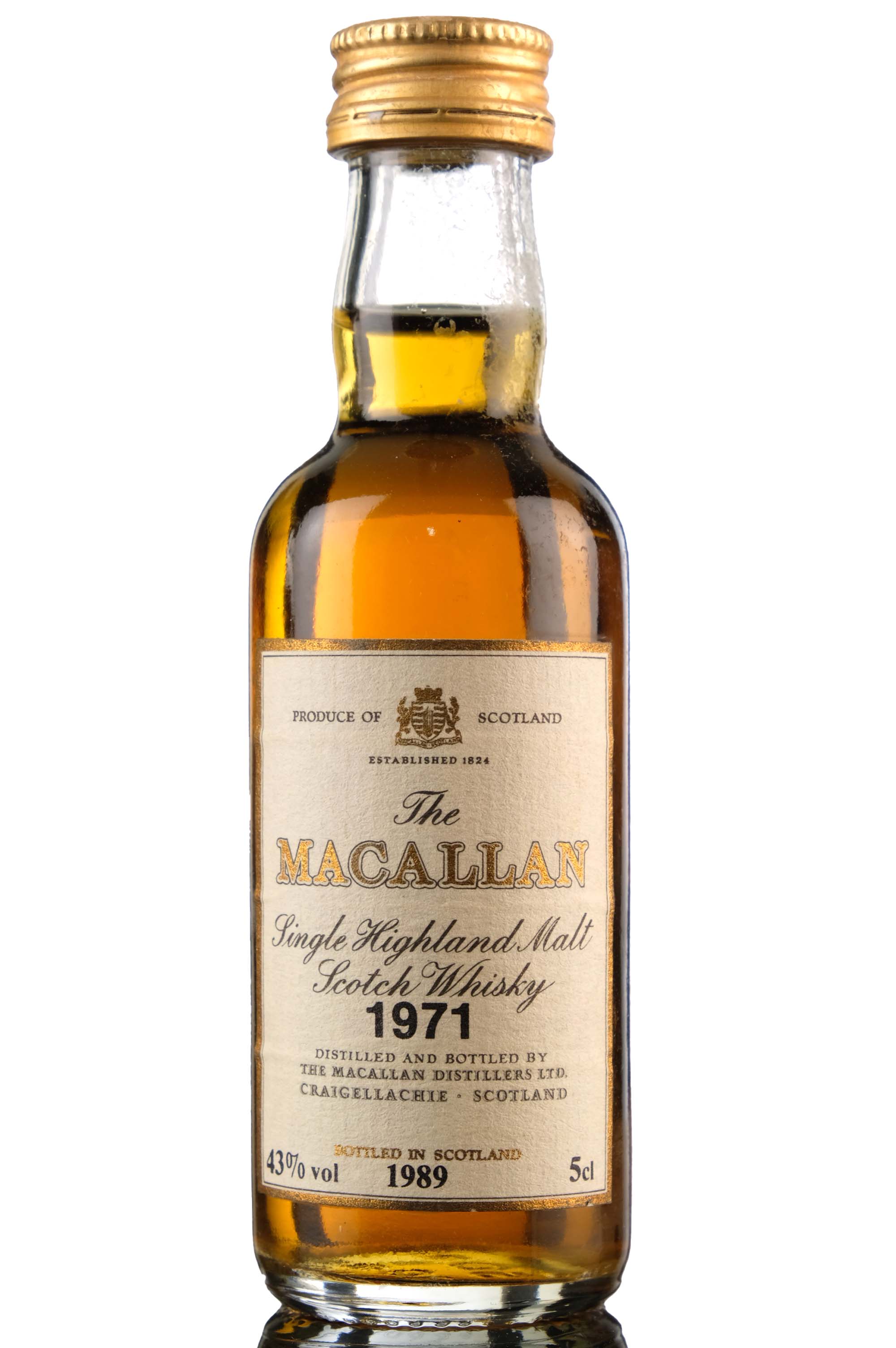 Macallan 1971-1989 - 18 Year Old - Sherry Cask - Miniature