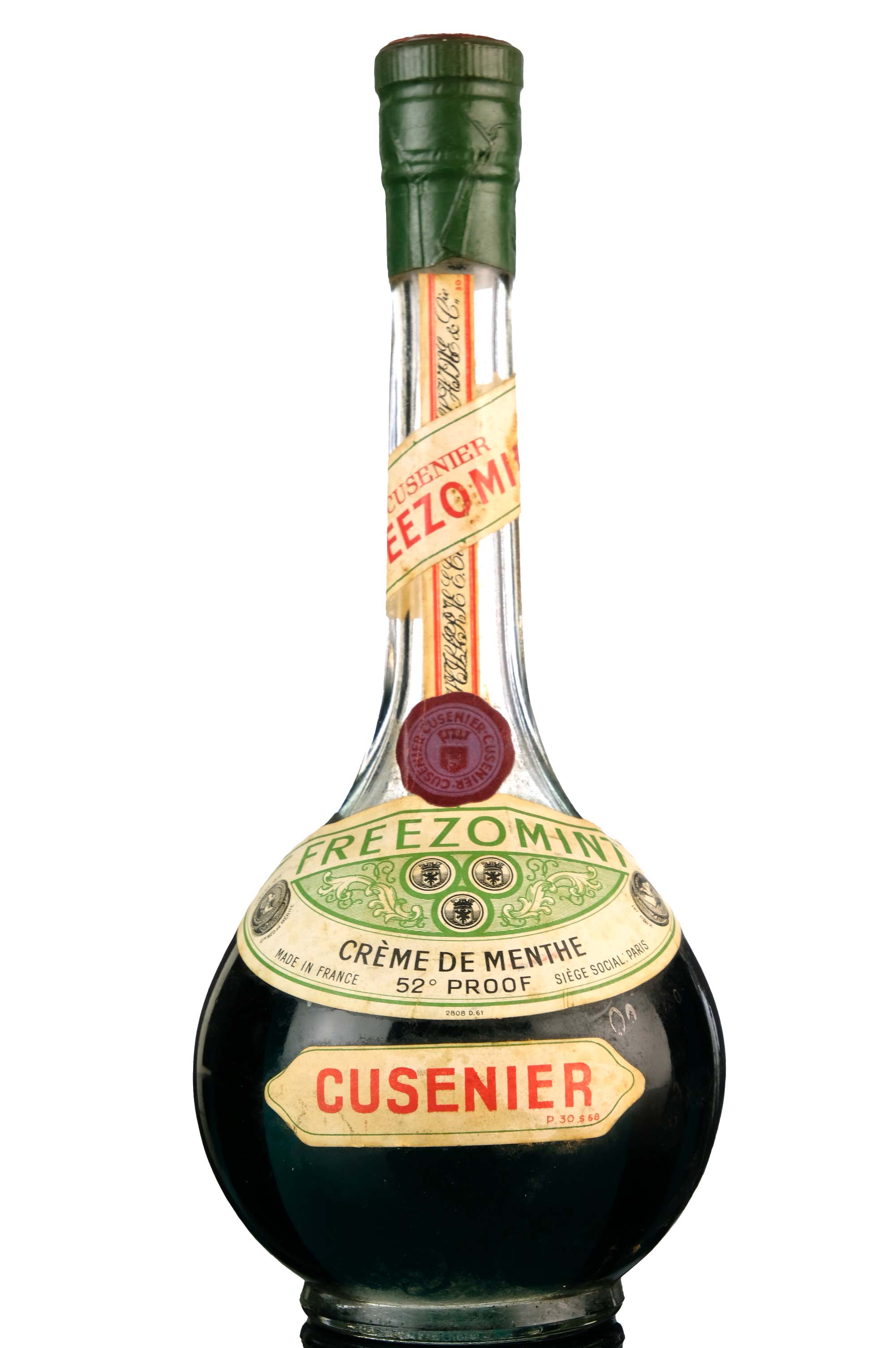 Freezomint Creme De Menthe Liqueur