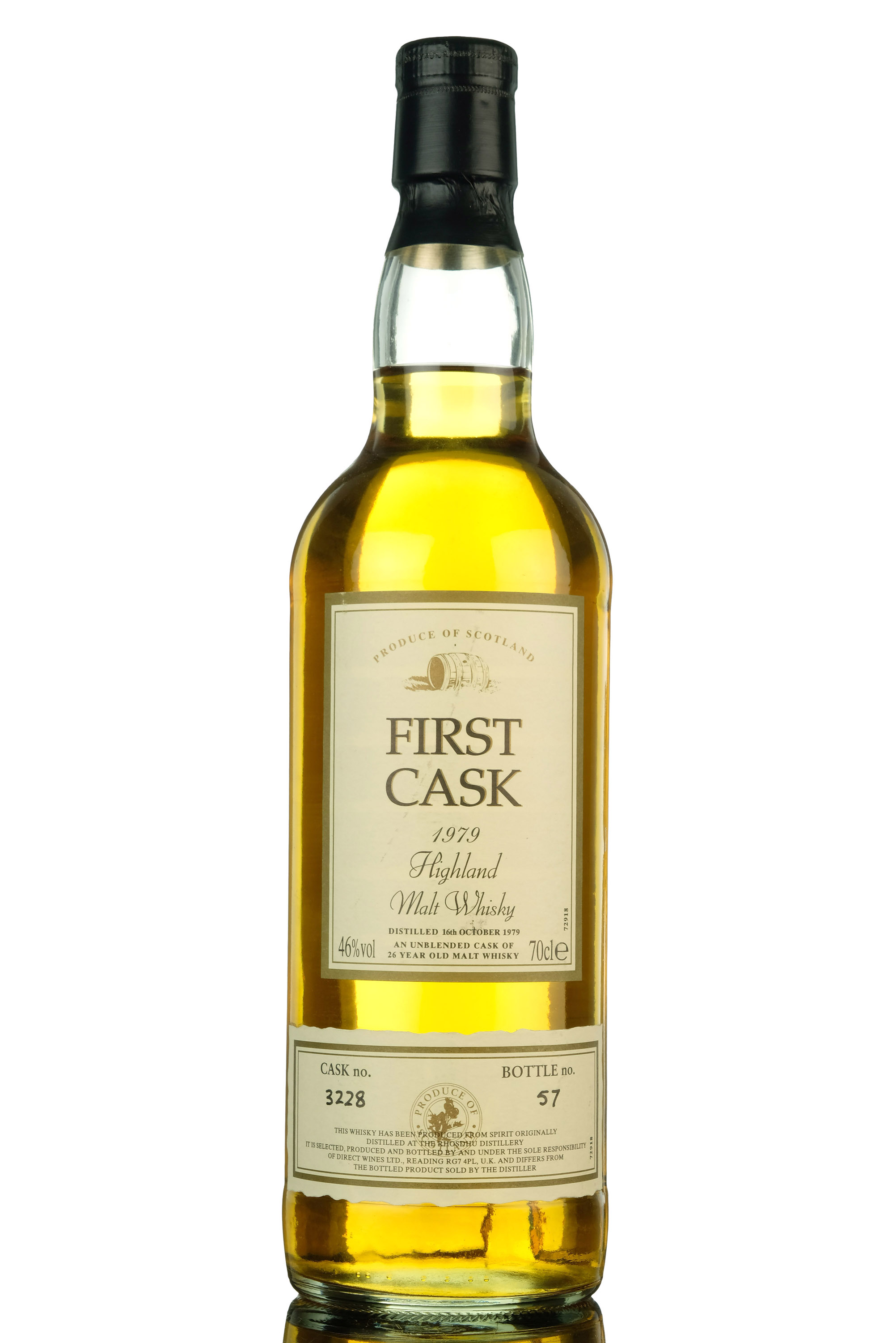 Rhosdhu 1979 - 26 Year Old - First Cask - Single Cask 3228