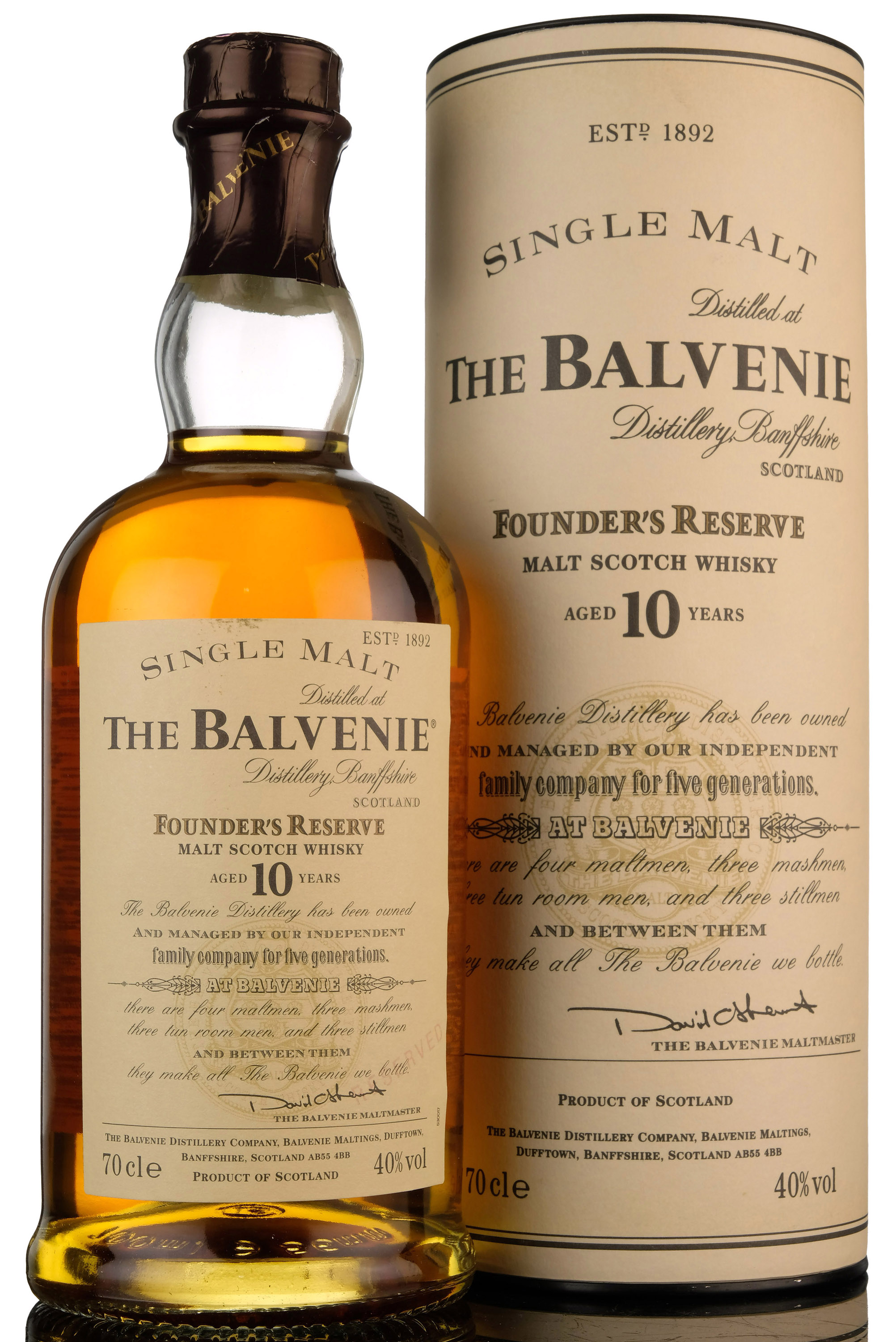 Balvenie 10 Year Old - Founders Reserve - Pre 2009