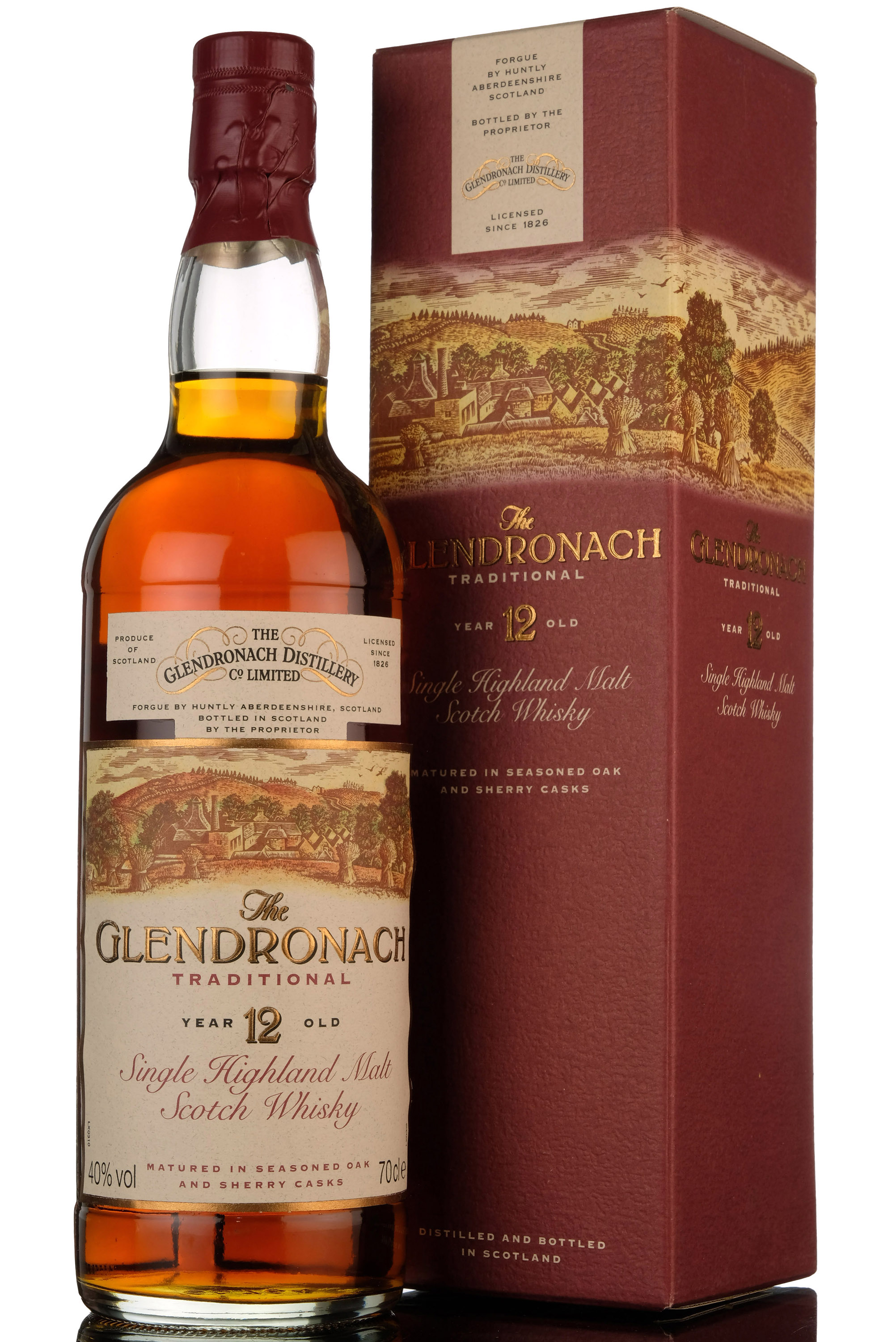 Glendronach 12 Year Old - Traditional - 1990s