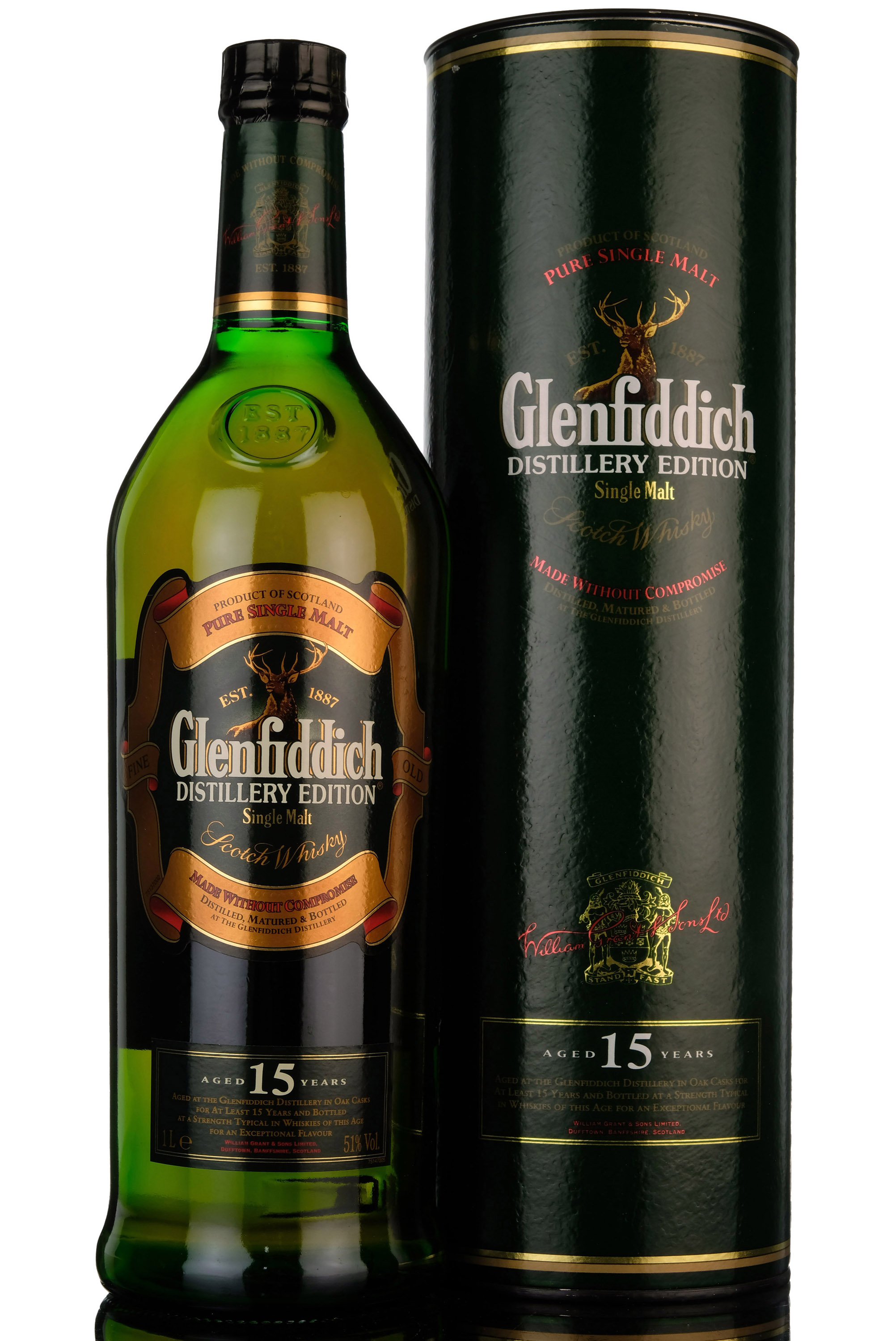 Glenfiddich 15 Year Old - Distillery Edition - 2000s - 1 Litre