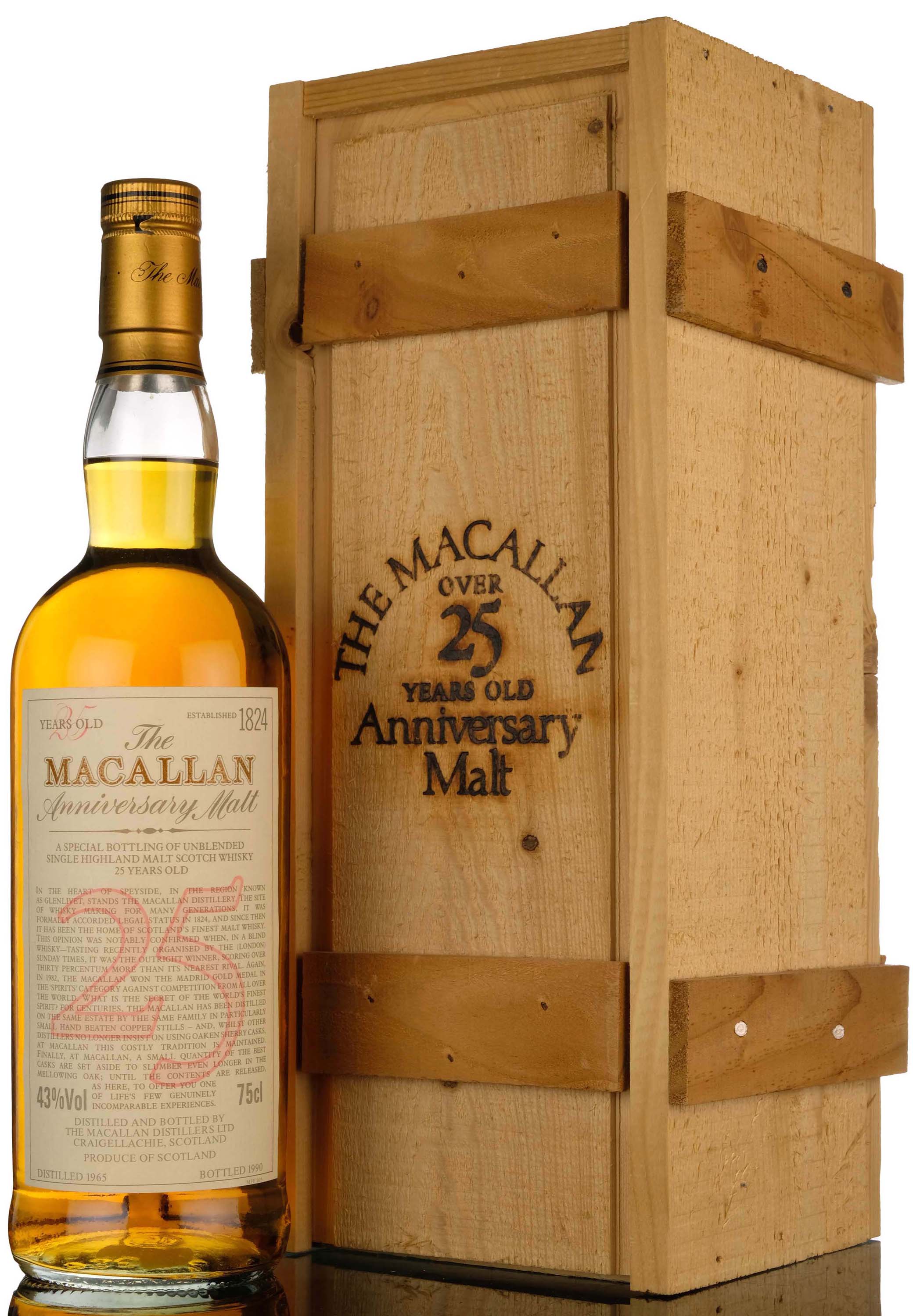 Macallan 1965-1990 - 25 Year Old Anniversary Malt