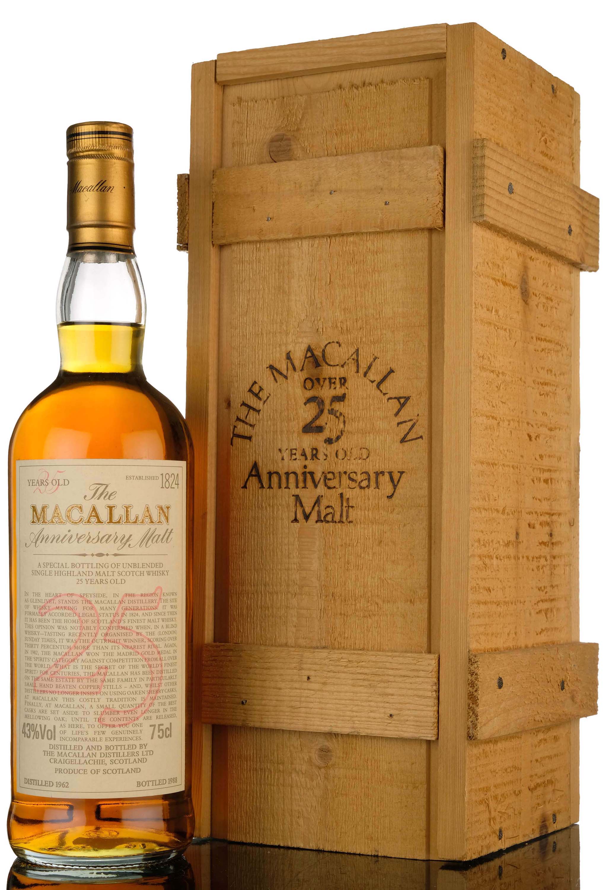 Macallan 1962-1988 - 25 Year Old Anniversary Malt