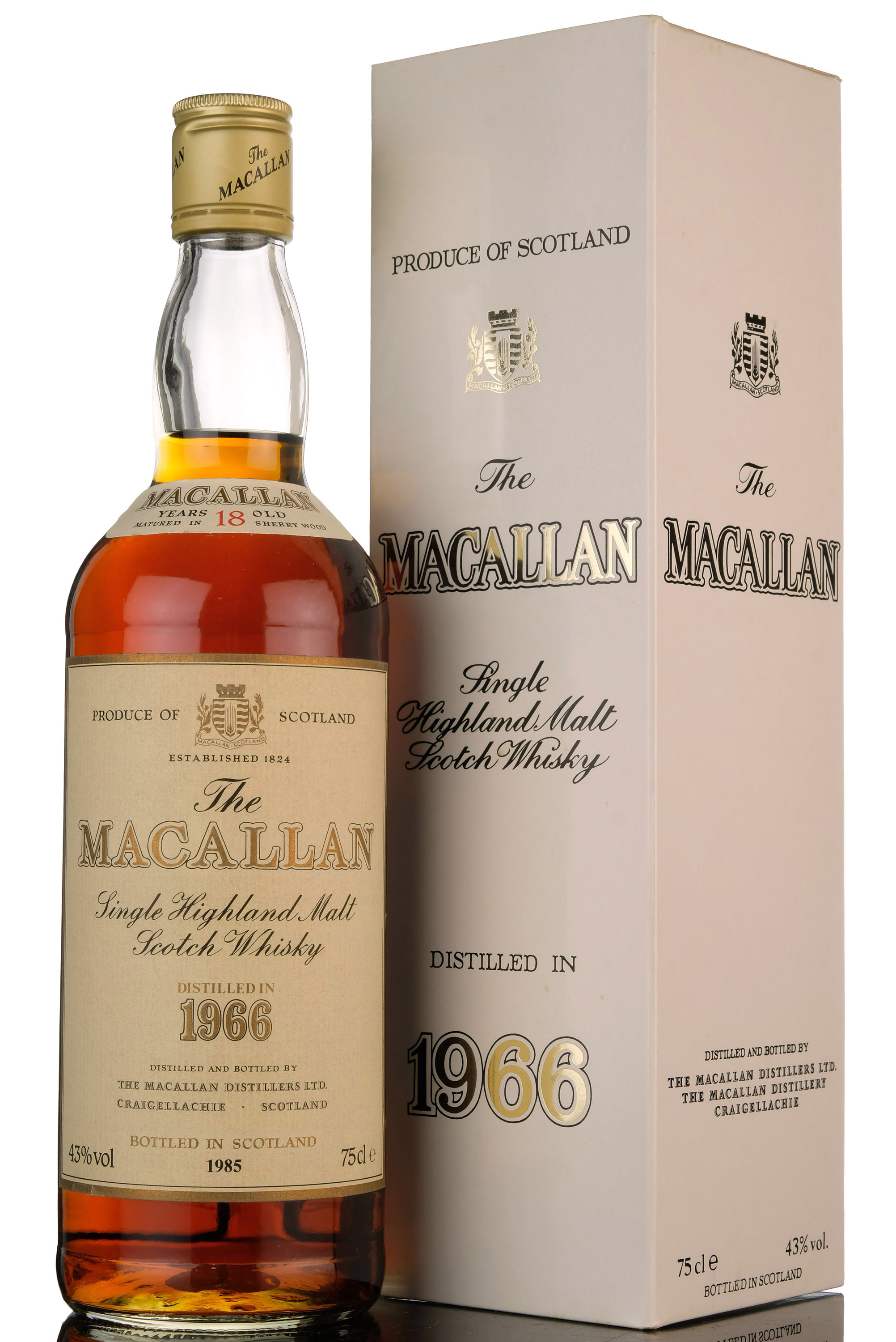 Macallan 1966-1985 - 18 Year Old - Sherry Cask