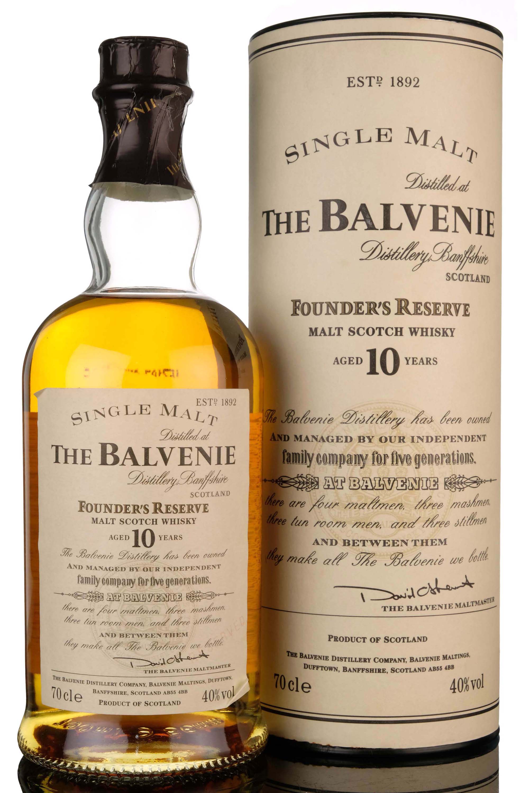 Balvenie 10 Year Old - Founders Reserve - Pre 2009