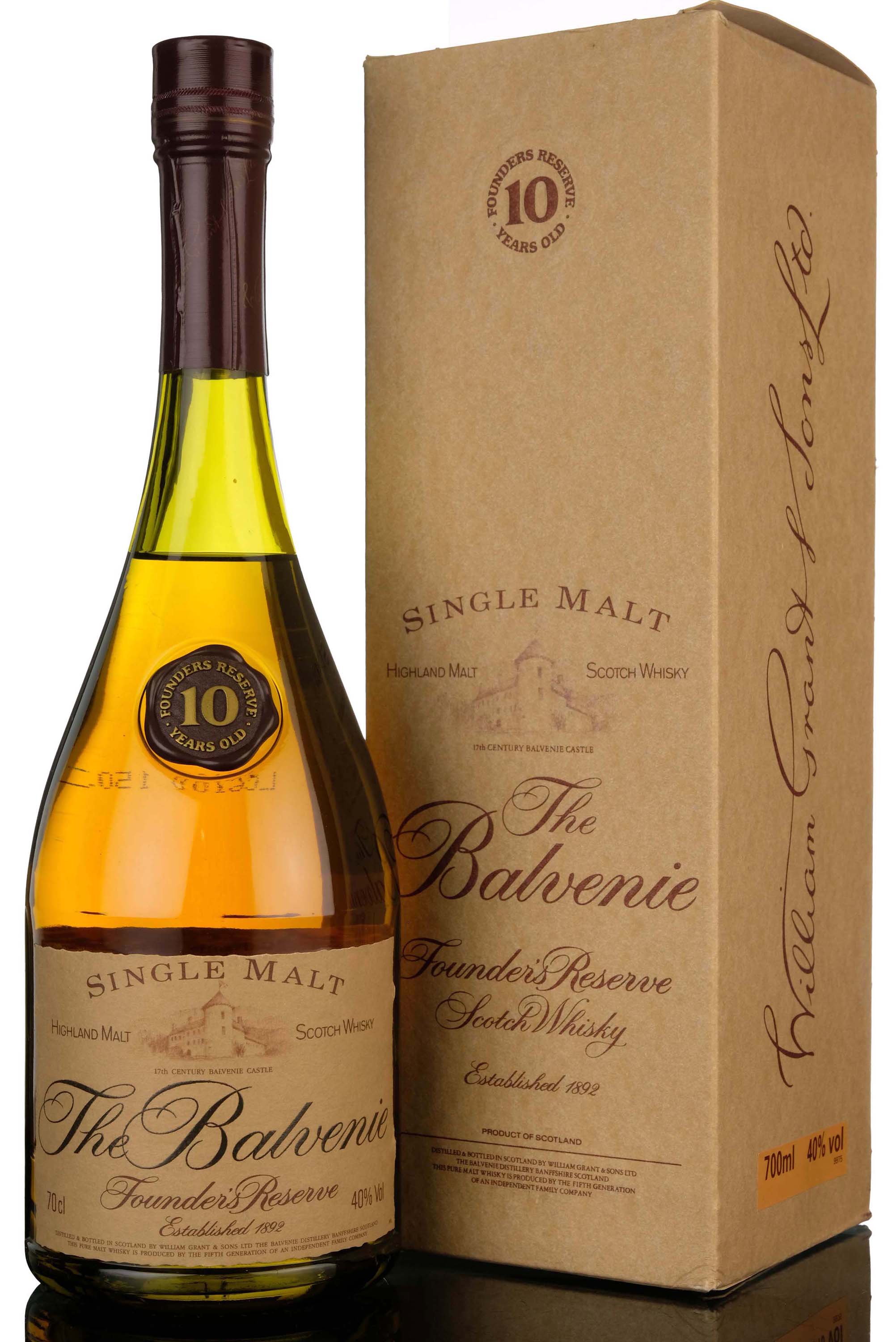 Balvenie 10 Year Old - Founders Reserve - 1990s