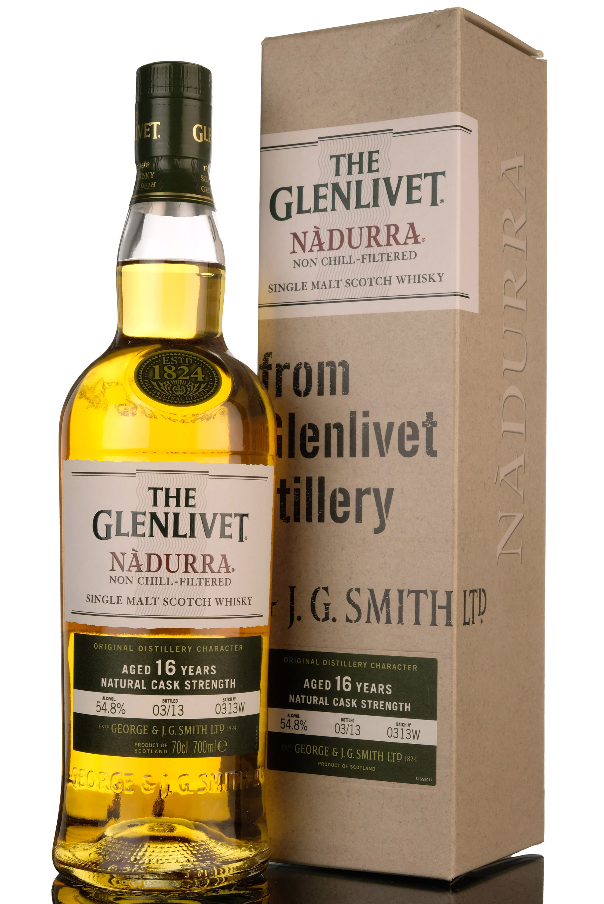 Glenlivet 16 Year Old - Nadurra Batch 0313W - 2013 Release