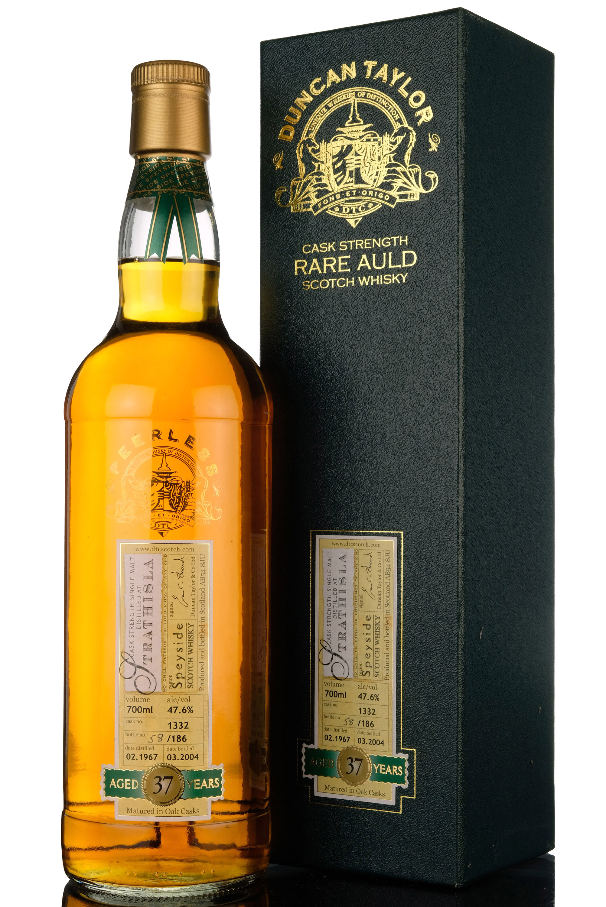 Strathisla 1967-2004 - 37 Year Old - Duncan Taylor - Rare Auld - Single Cask 1332