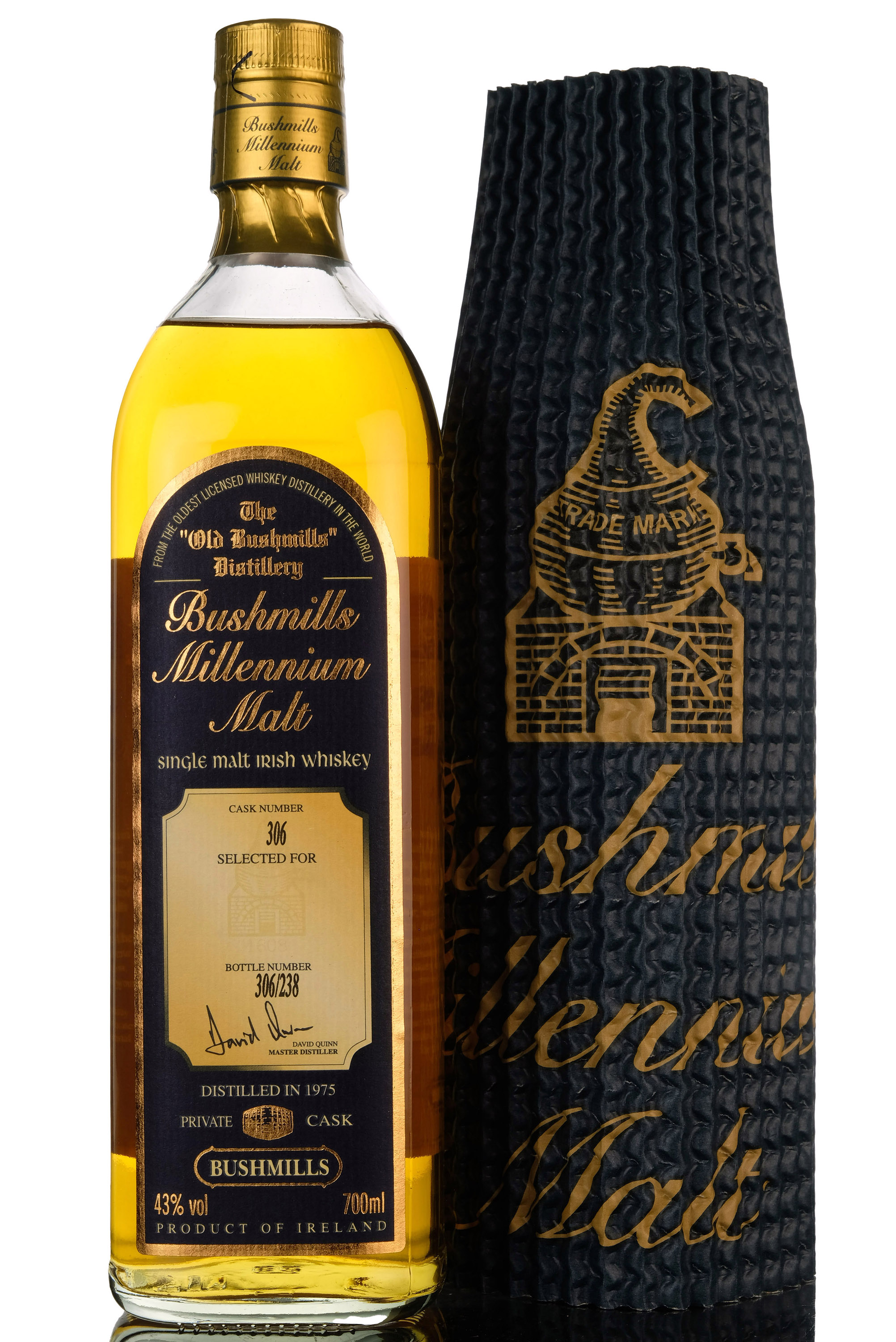 Bushmills Millennium Malt 1975-2000 - Private Single Cask 306