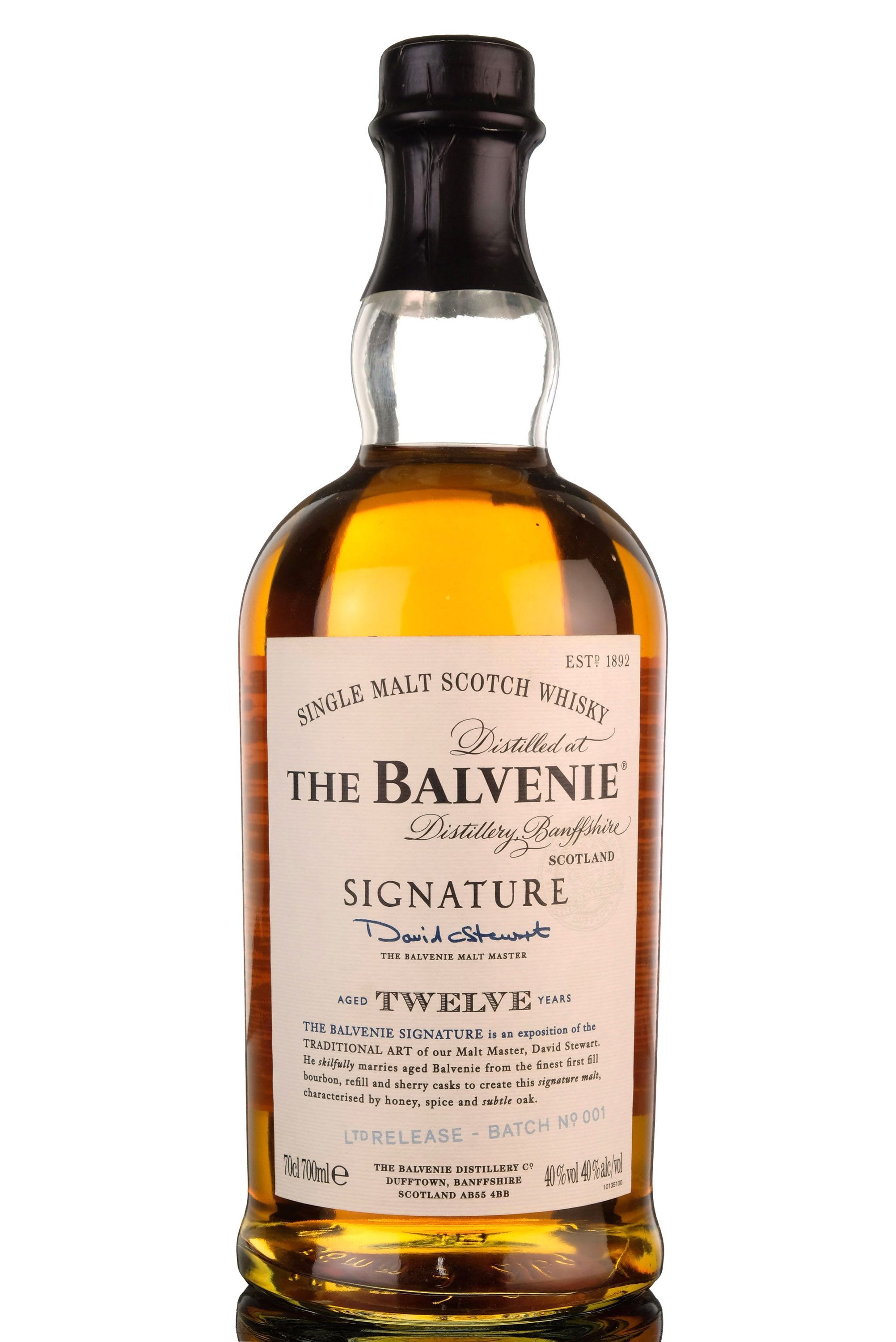 Balvenie 12 Year Old - Signature - Batch 1 - 2007 Release