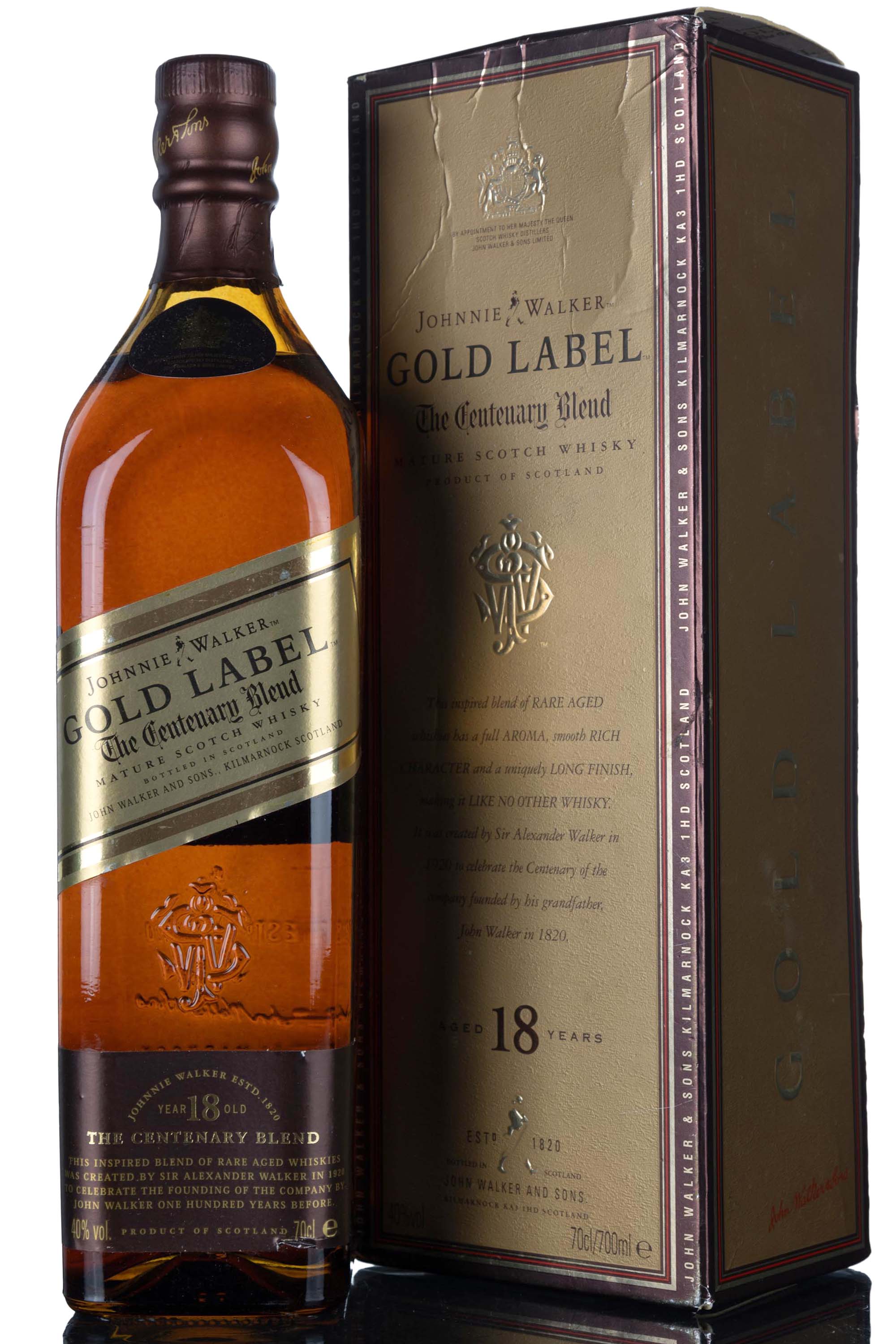 Johnnie Walker 18 Year Old - Gold Label - The Centenary Blend