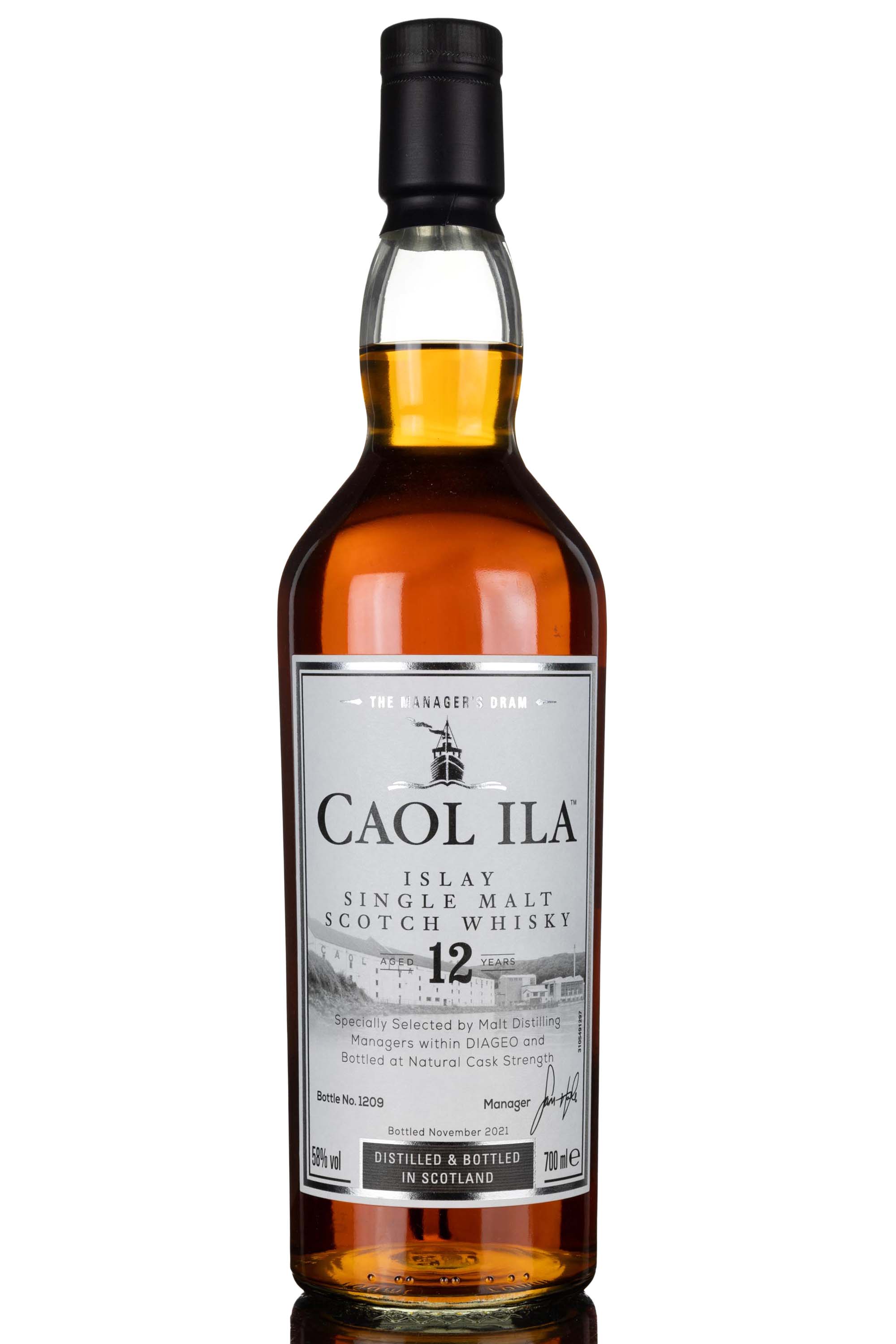 Caol Ila 12 Year Old - Managers Dram 2021