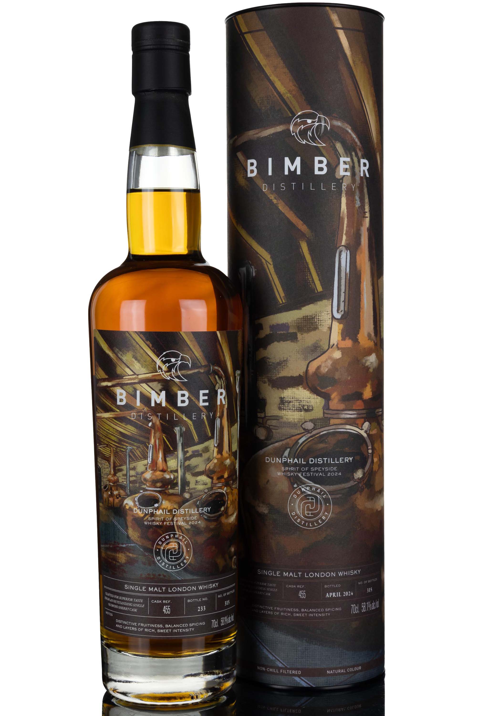 Bimber Dunphail Distillery Spirit Of Speyside Whisky Festival 2024 - Single Cask 455