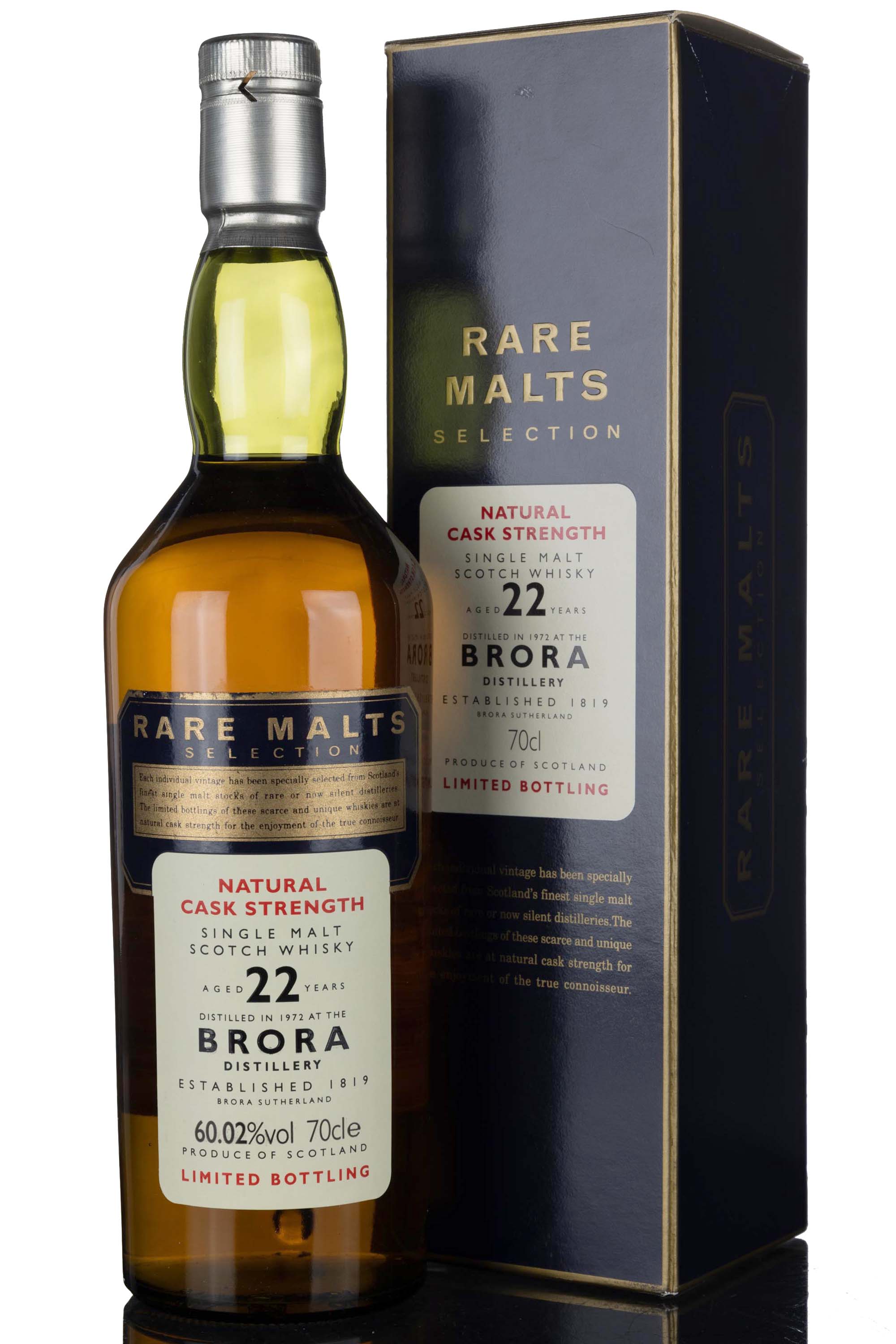 Brora 1972 - 22 Year Old - Rare Malts 60.02%