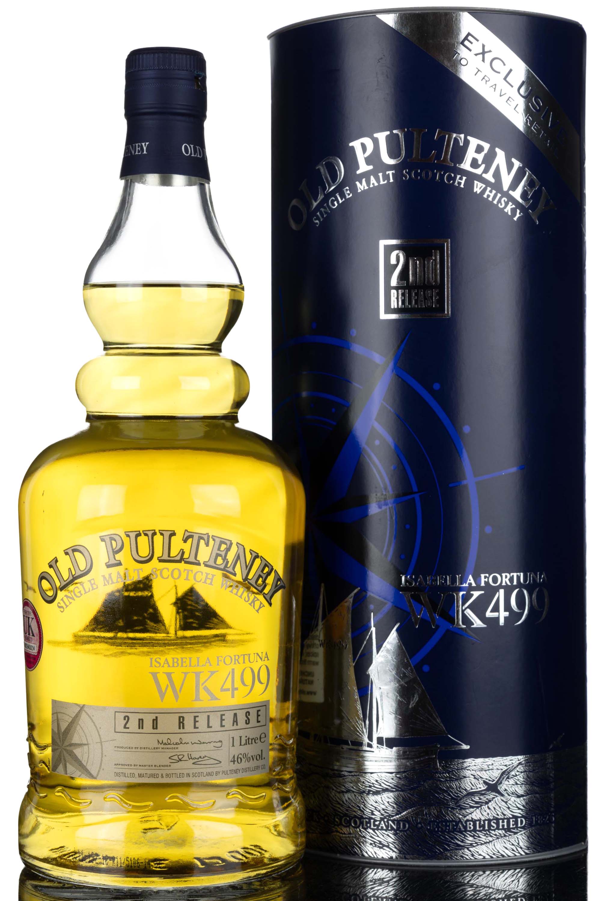 Old Pulteney WK499 Isabella Fortuna - 2nd Release - Travel Retail Exclusive - 2011 Release