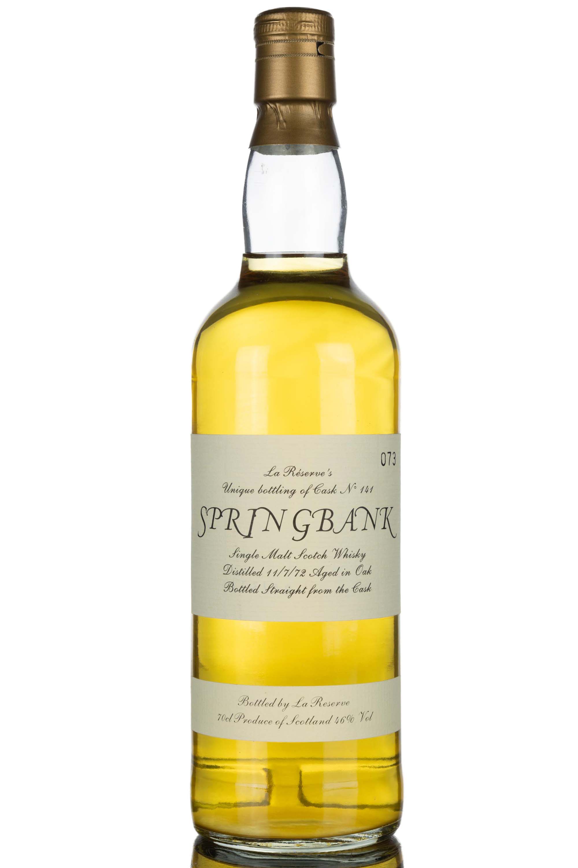 Springbank 1972-1994 - La Reserve - Single Cask 141