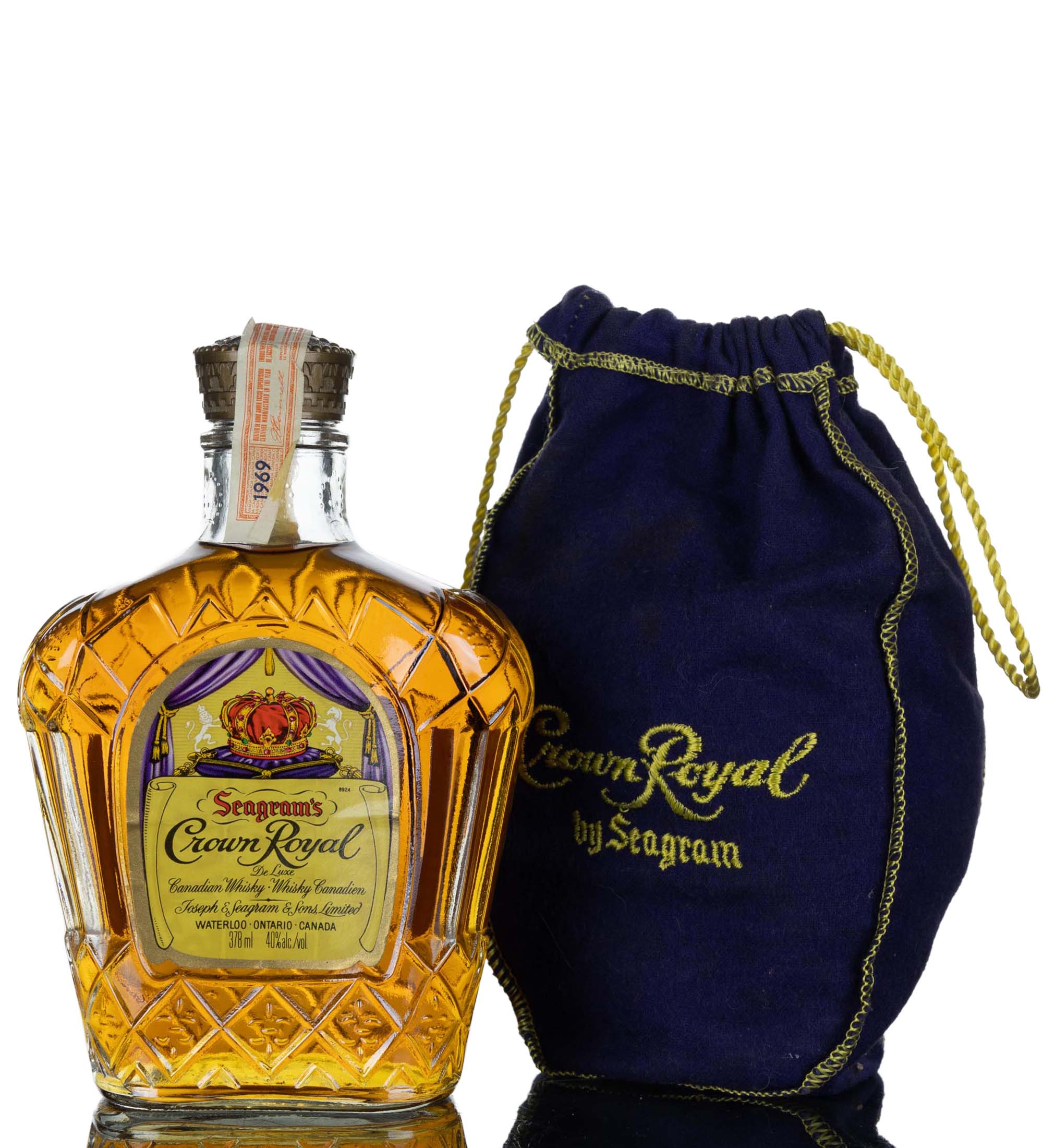 Crown Royal 1969 - Canadian Whiskey - Half Bottle