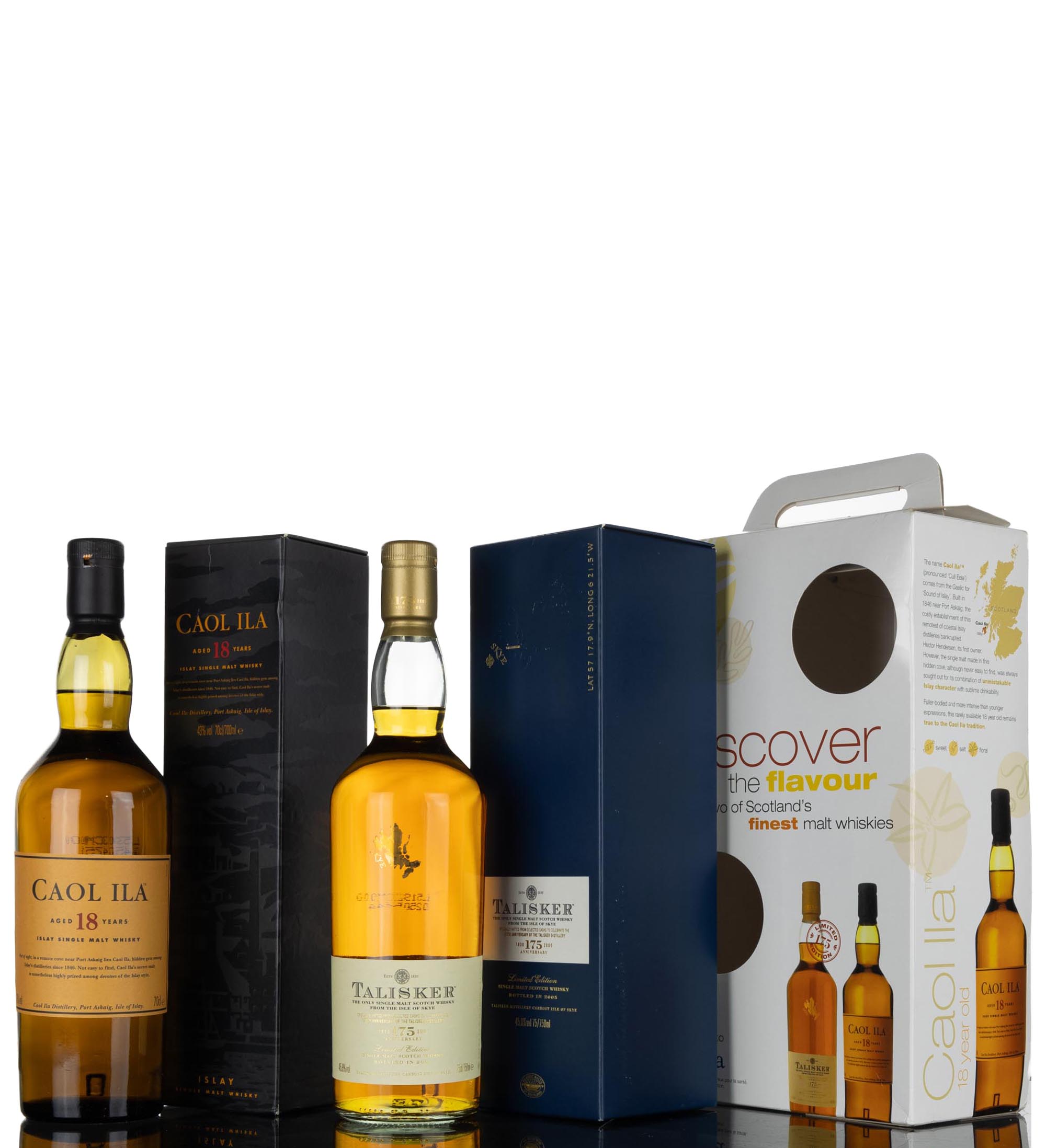 Discovery Set - Talisker 175th Anniversary 1830-2005 - Caol Ila 18 Year Old