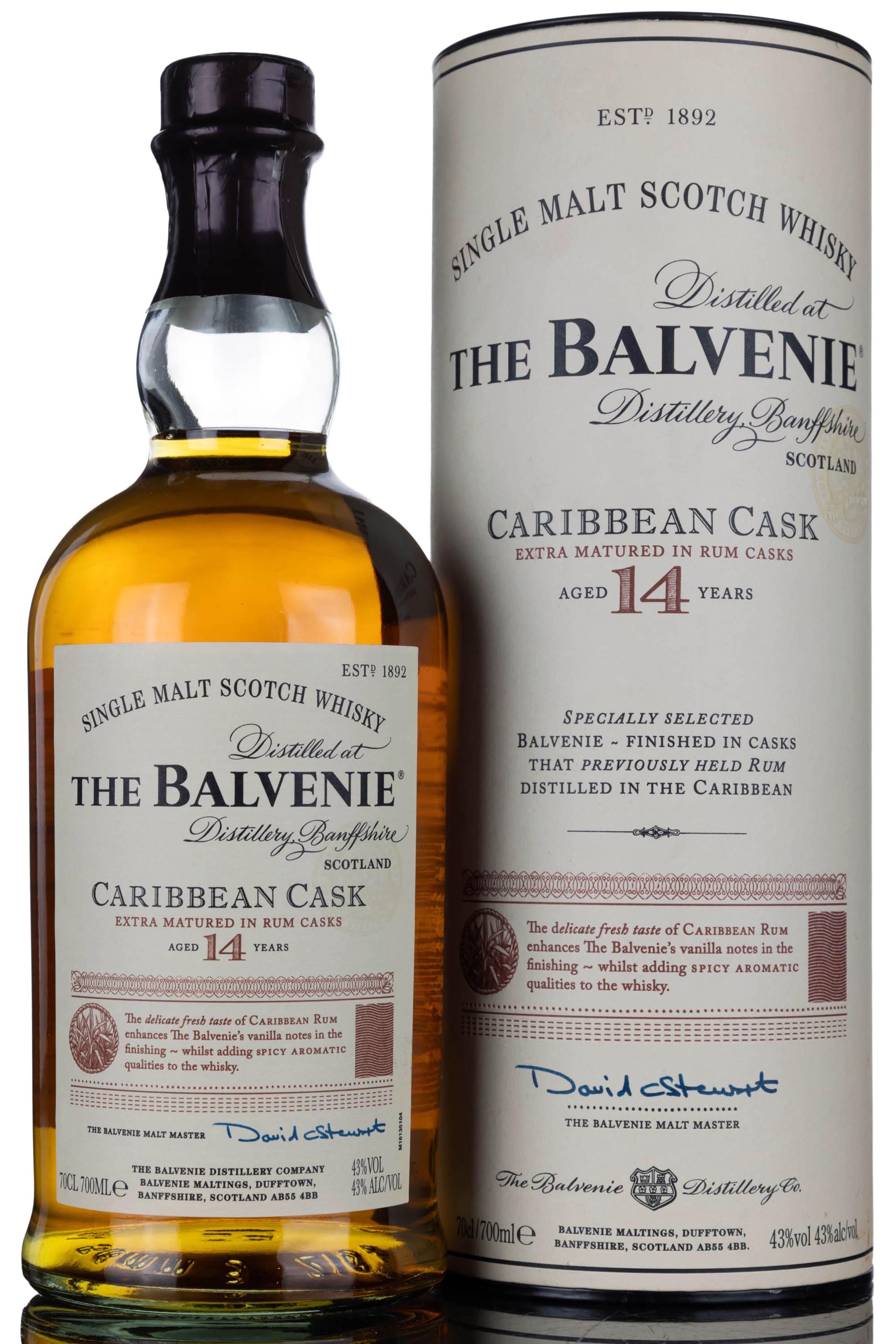 Balvenie 14 Year Old - Caribbean Rum Cask Finish