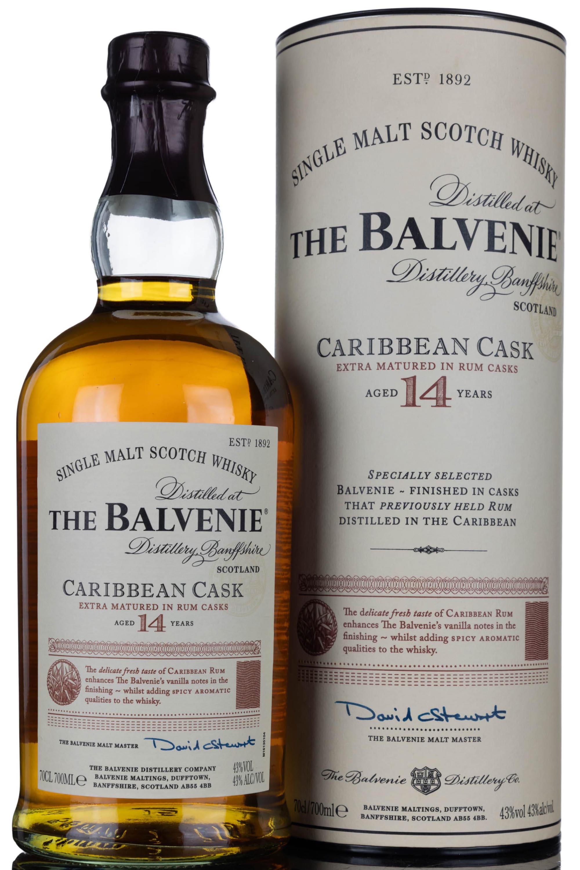 Balvenie 14 Year Old - Caribbean Rum Cask Finish