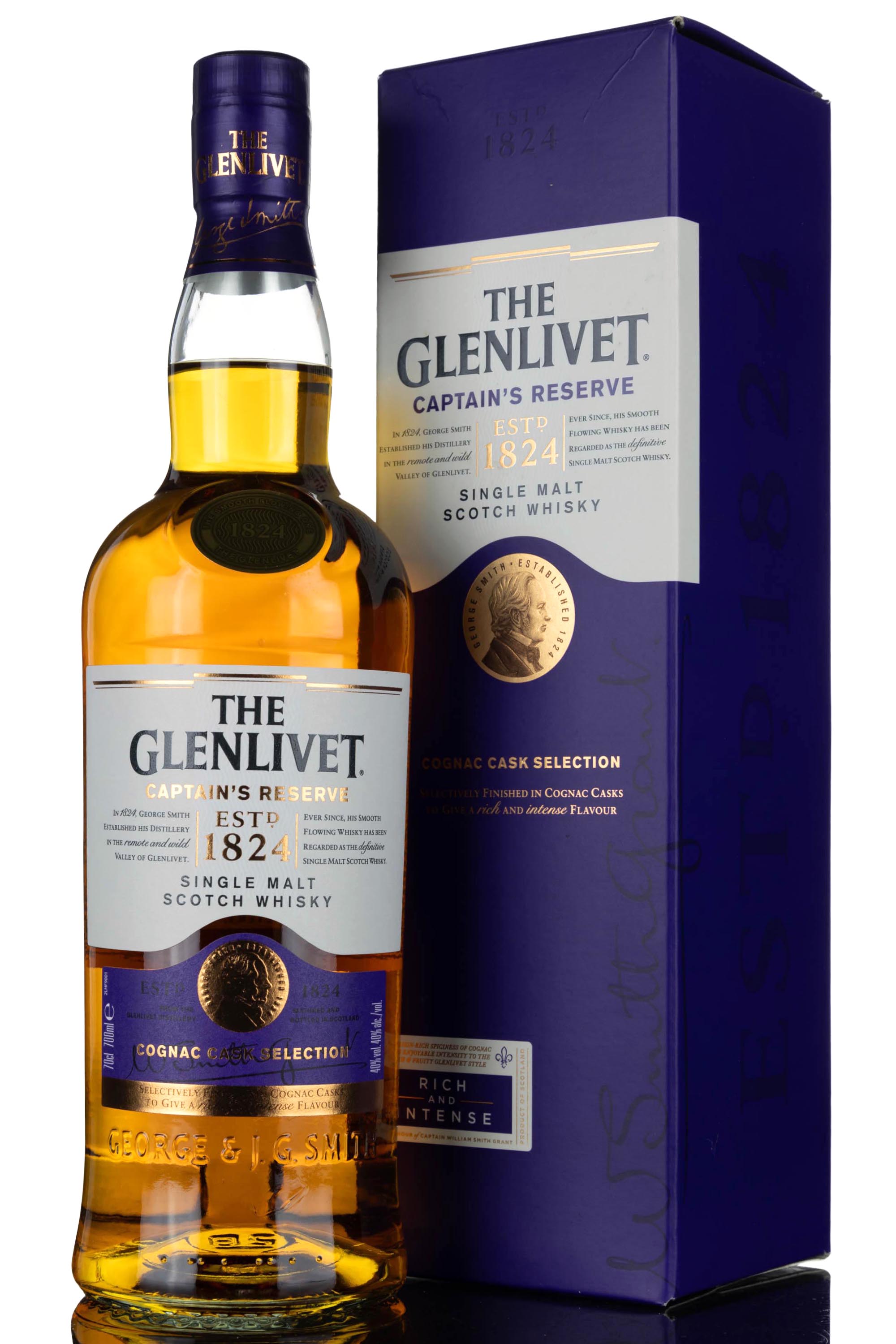 Glenlivet Captains Reserve - Cognac Cask Finish - 2020 Release