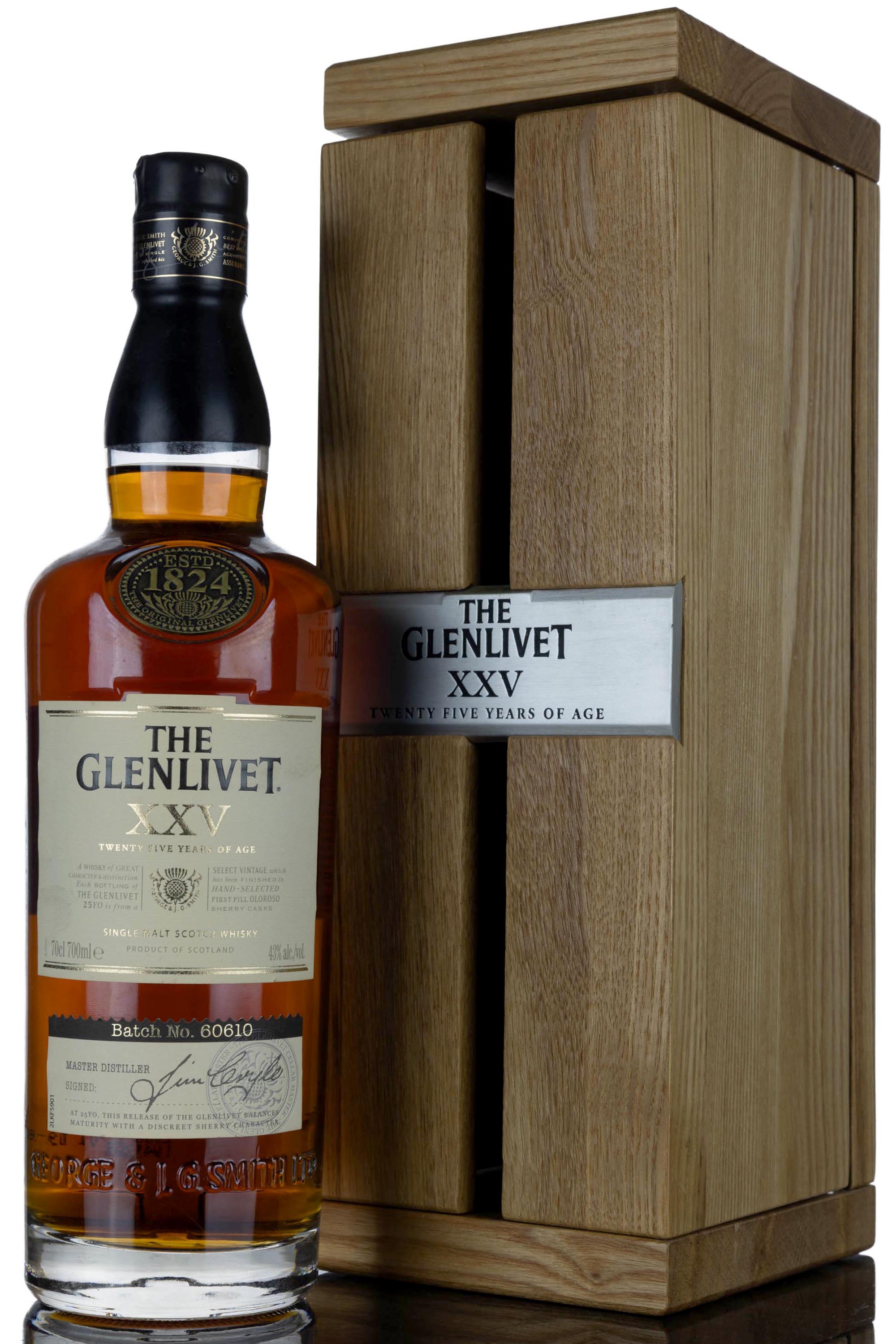 Glenlivet 25 Year Old - XXV - 2008 Release