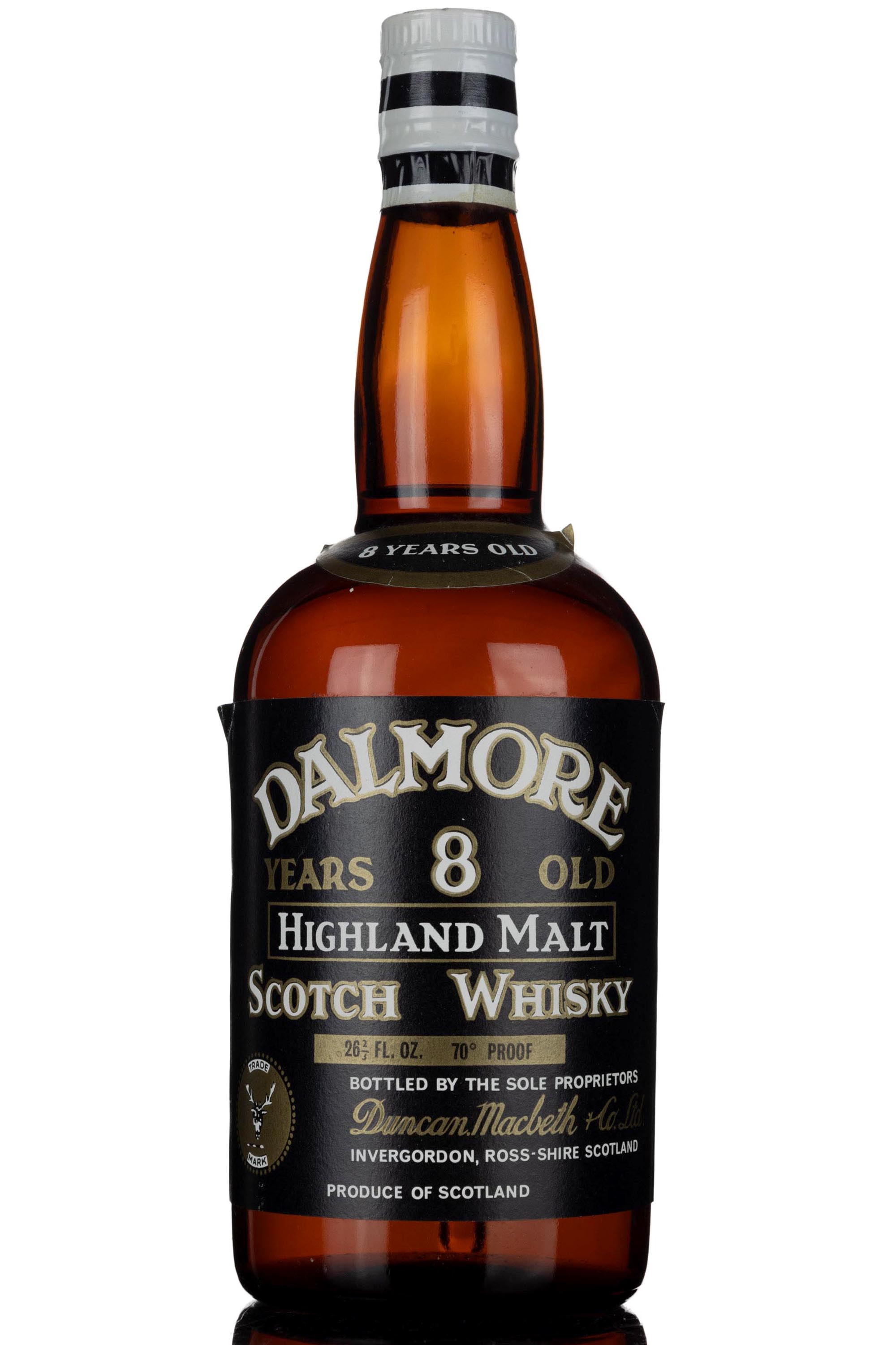 Dalmore 8 Year Old - Duncan Macbeth - 1960s