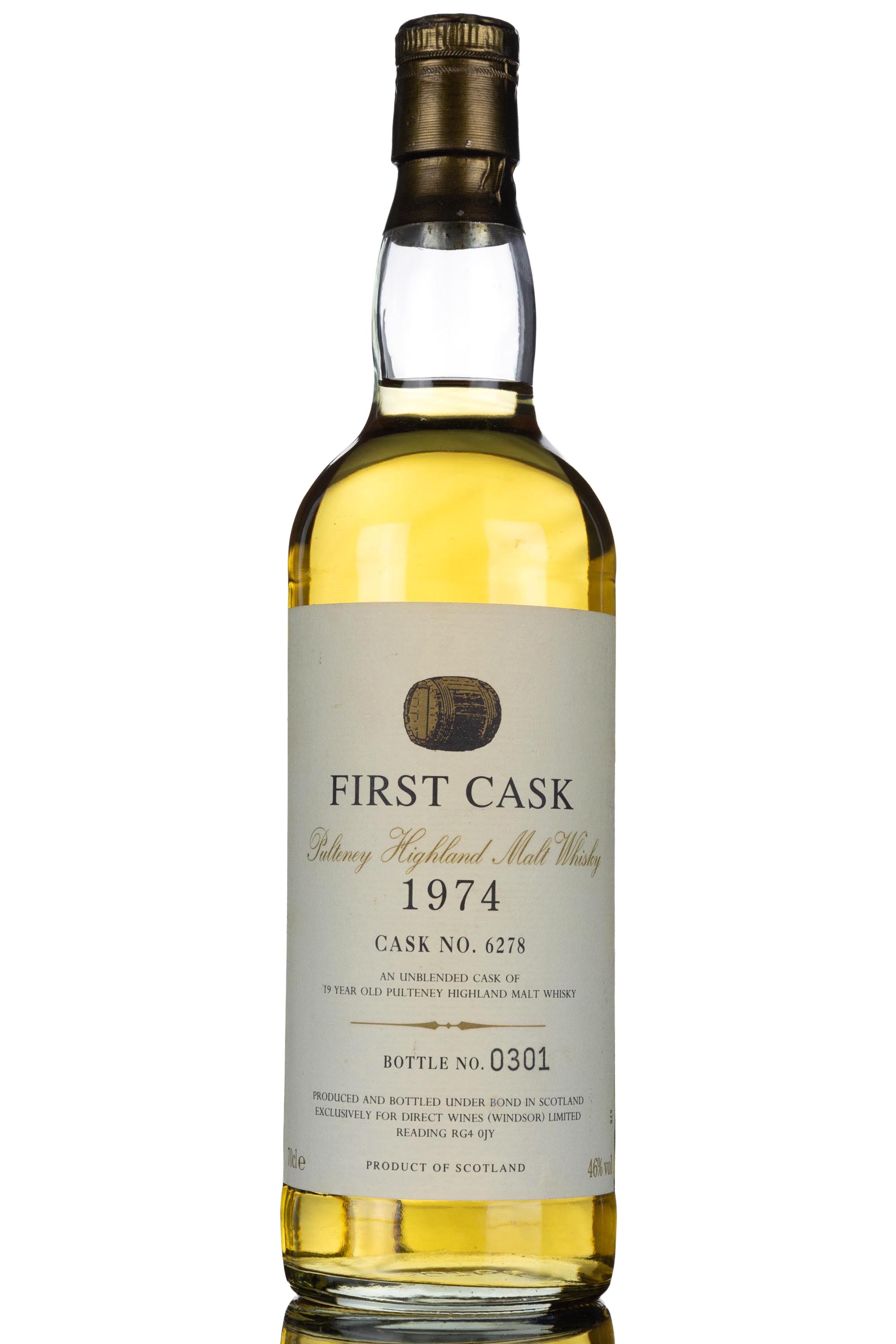 Old Pulteney 1974 - 19 Year Old - First Cask - Single Cask 6278