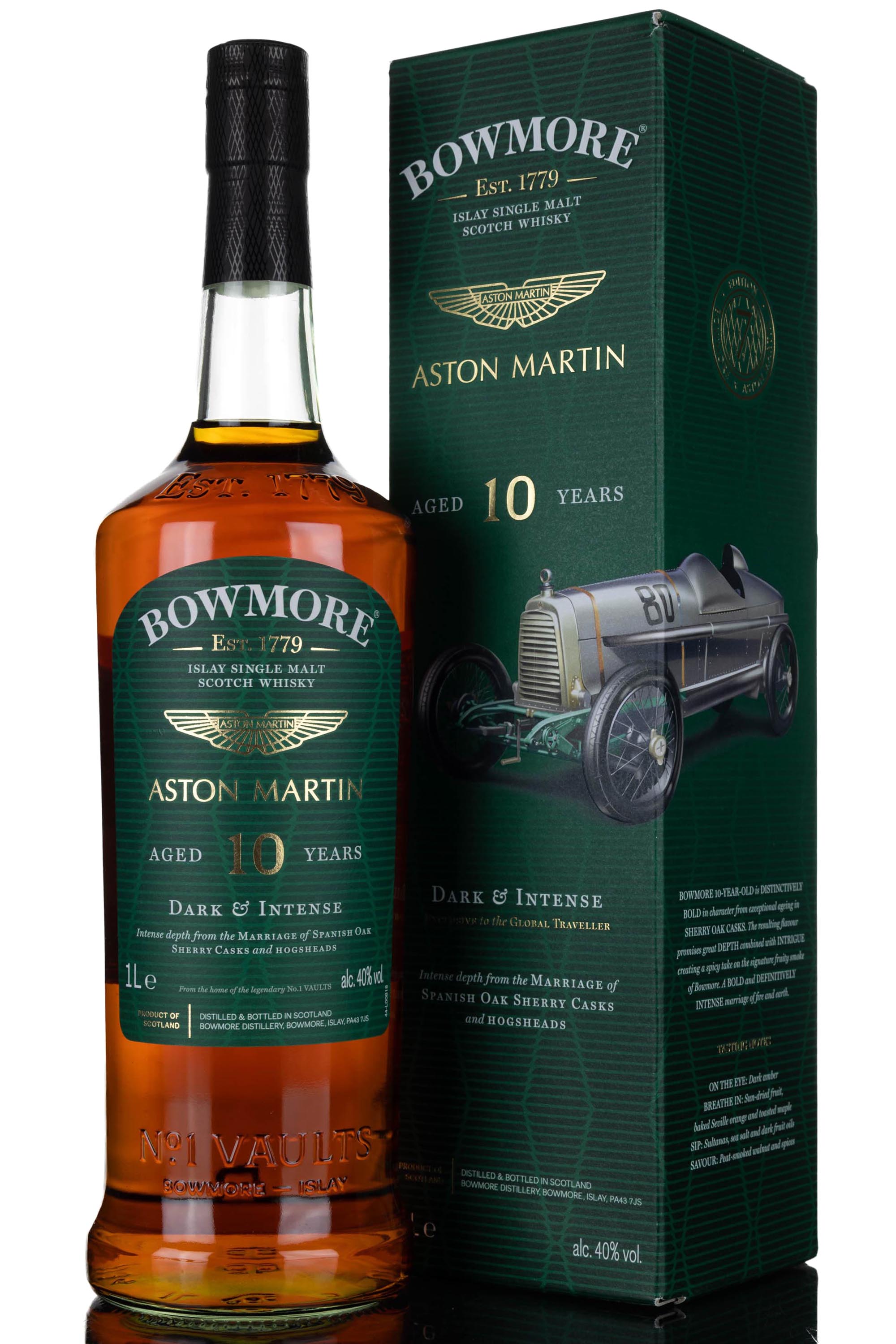 Bowmore 10 Year Old - Aston Martin - Edition No.7 Dark & Intense - 2023 Release - 1 Litre